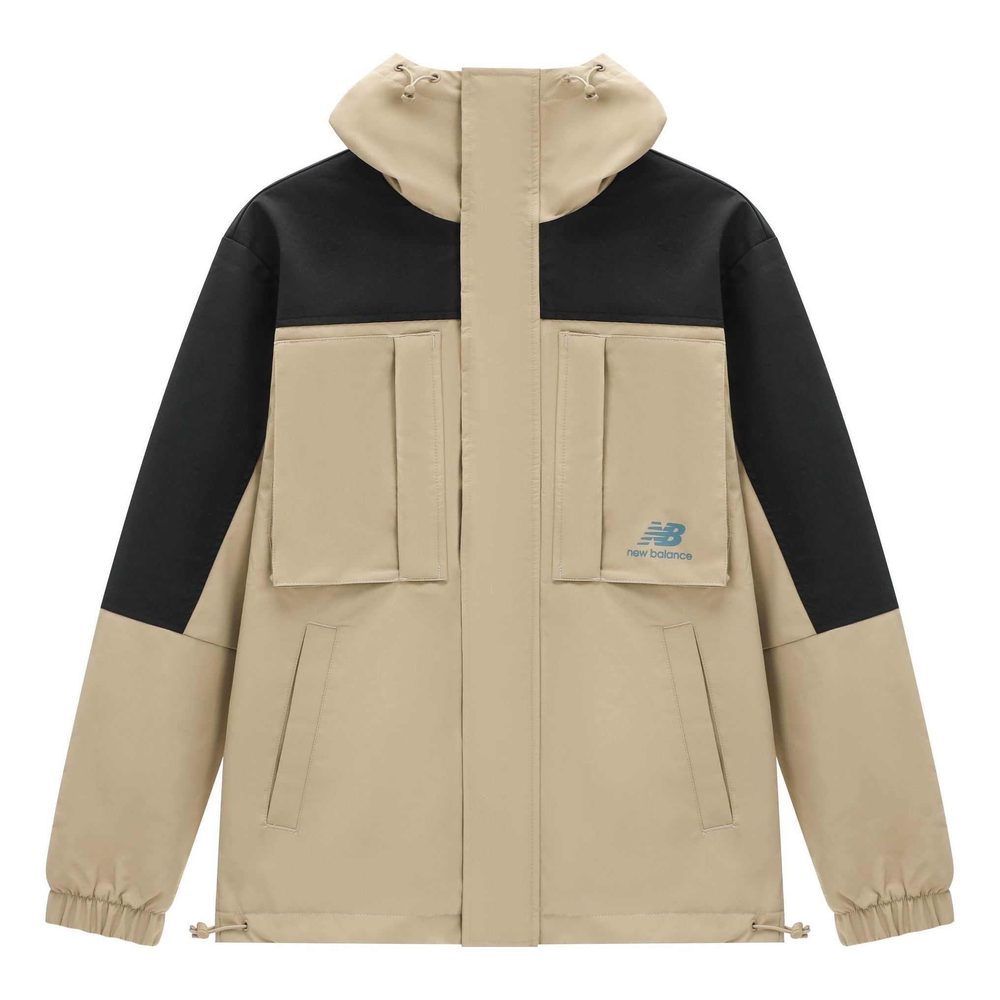 New Balance Windproof Sport Jacket 'Beige Black' AMJ31304-BNN - 1