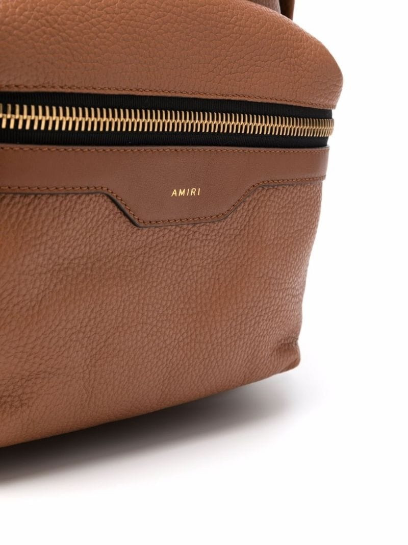 pebbled-effect zip-around backpack 4