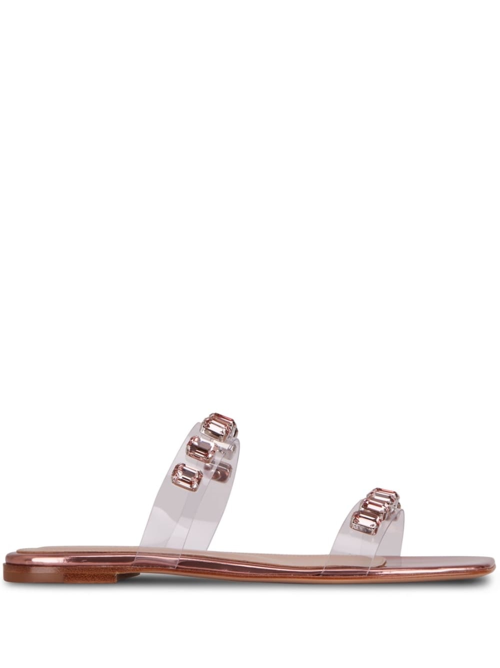 crystal-embellished sandals - 1