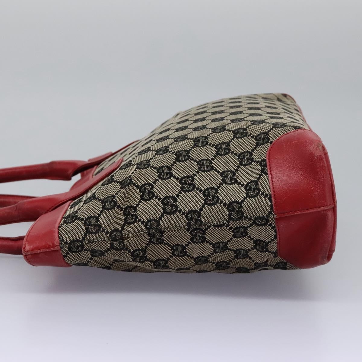 GUCCI GG Supreme Tote Bag Beige Red Gold 002 119 - 3