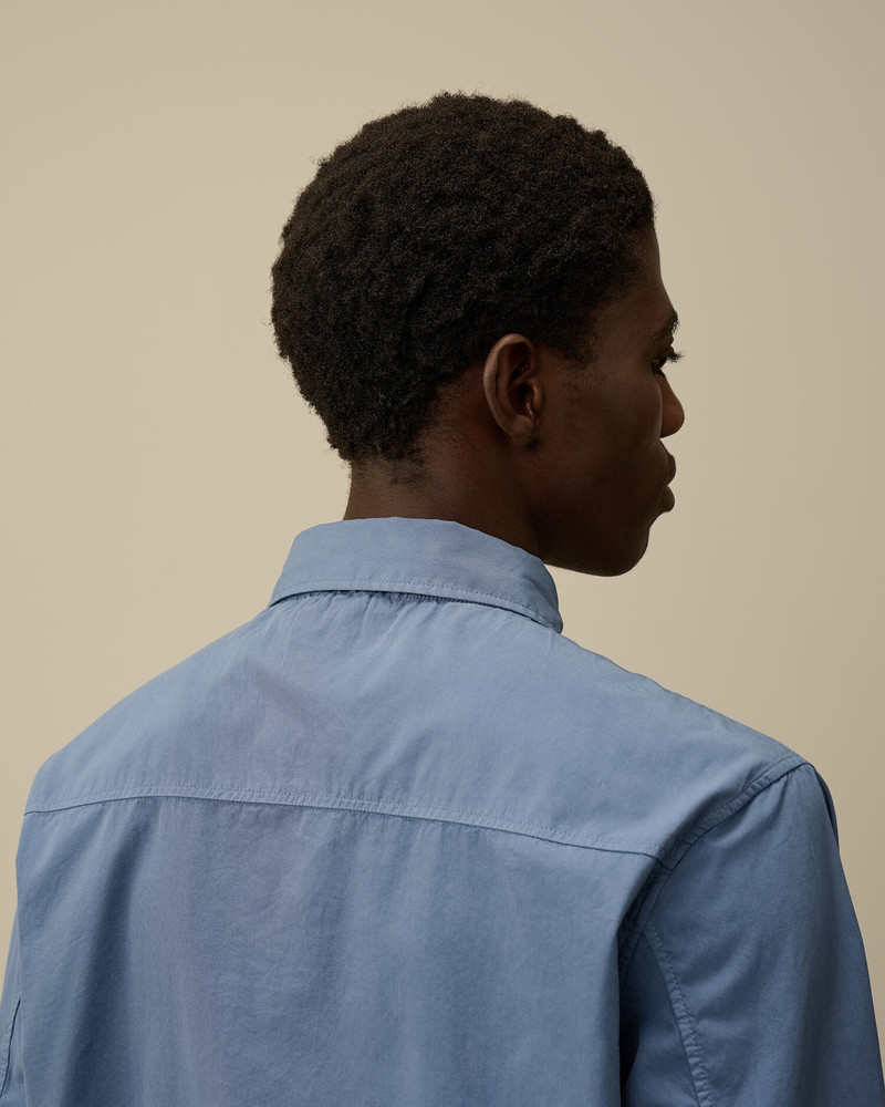 Emerized Popeline Buttoned Shirt 5