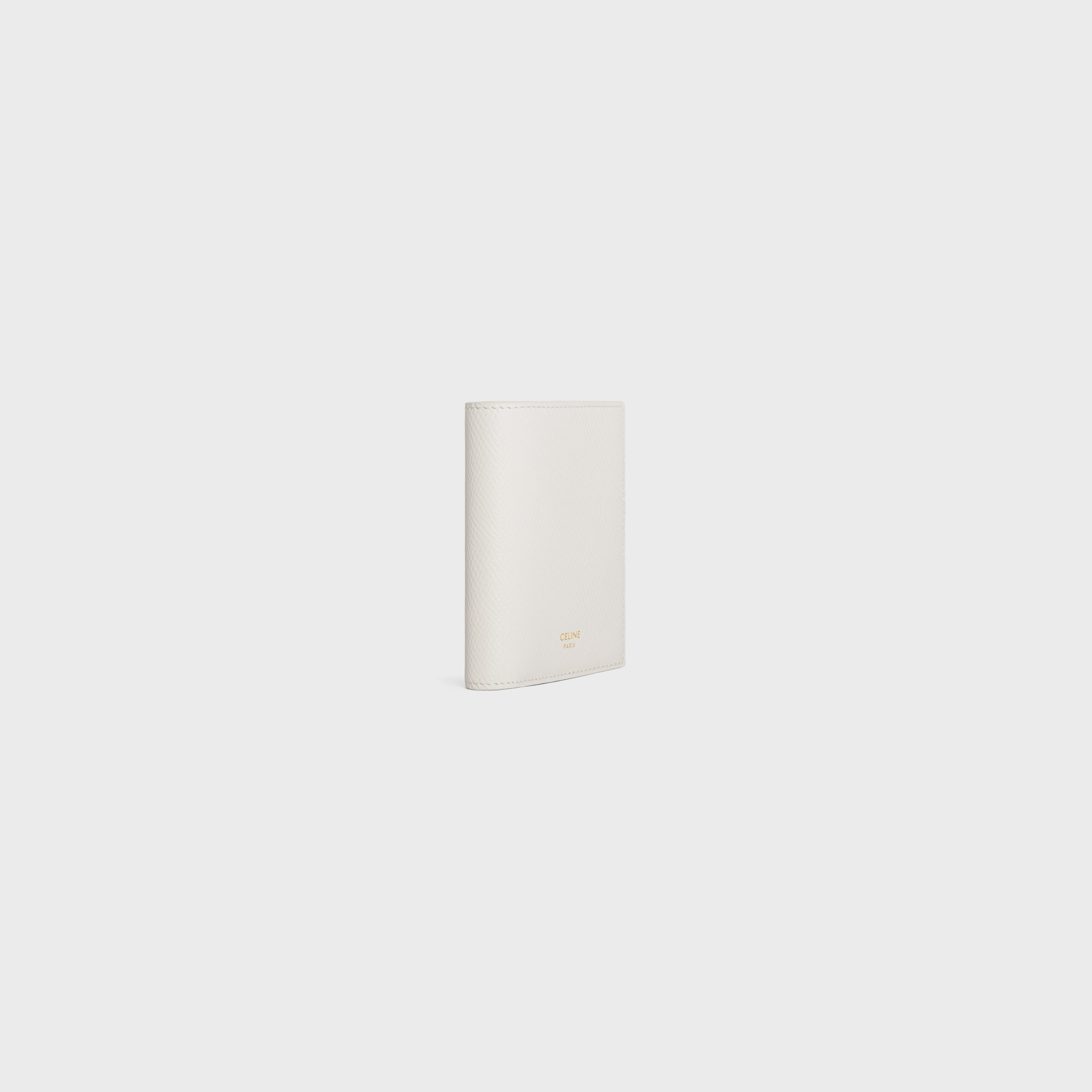 COMPACT WALLET TRIOMPHE CHARMS IN GRAINED CALFSKIN - 2