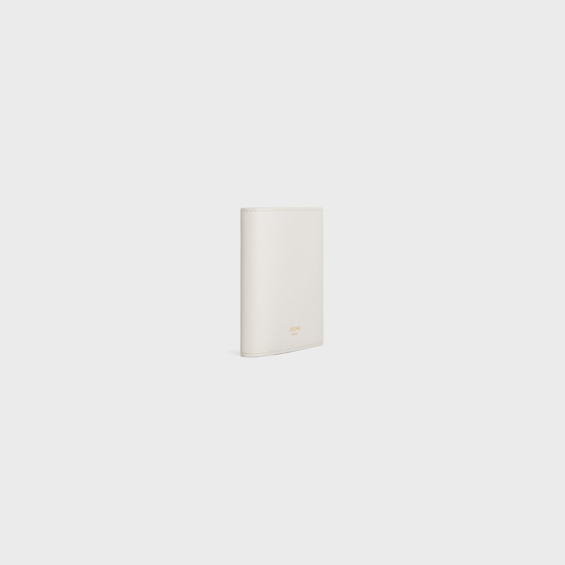 CELINE COMPACT WALLET TRIOMPHE CHARMS IN GRAINED CALFSKIN outlook