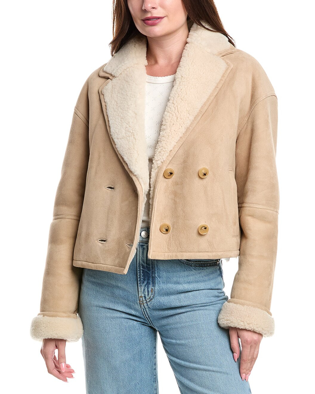 Sandro Shearling Jacket - 1