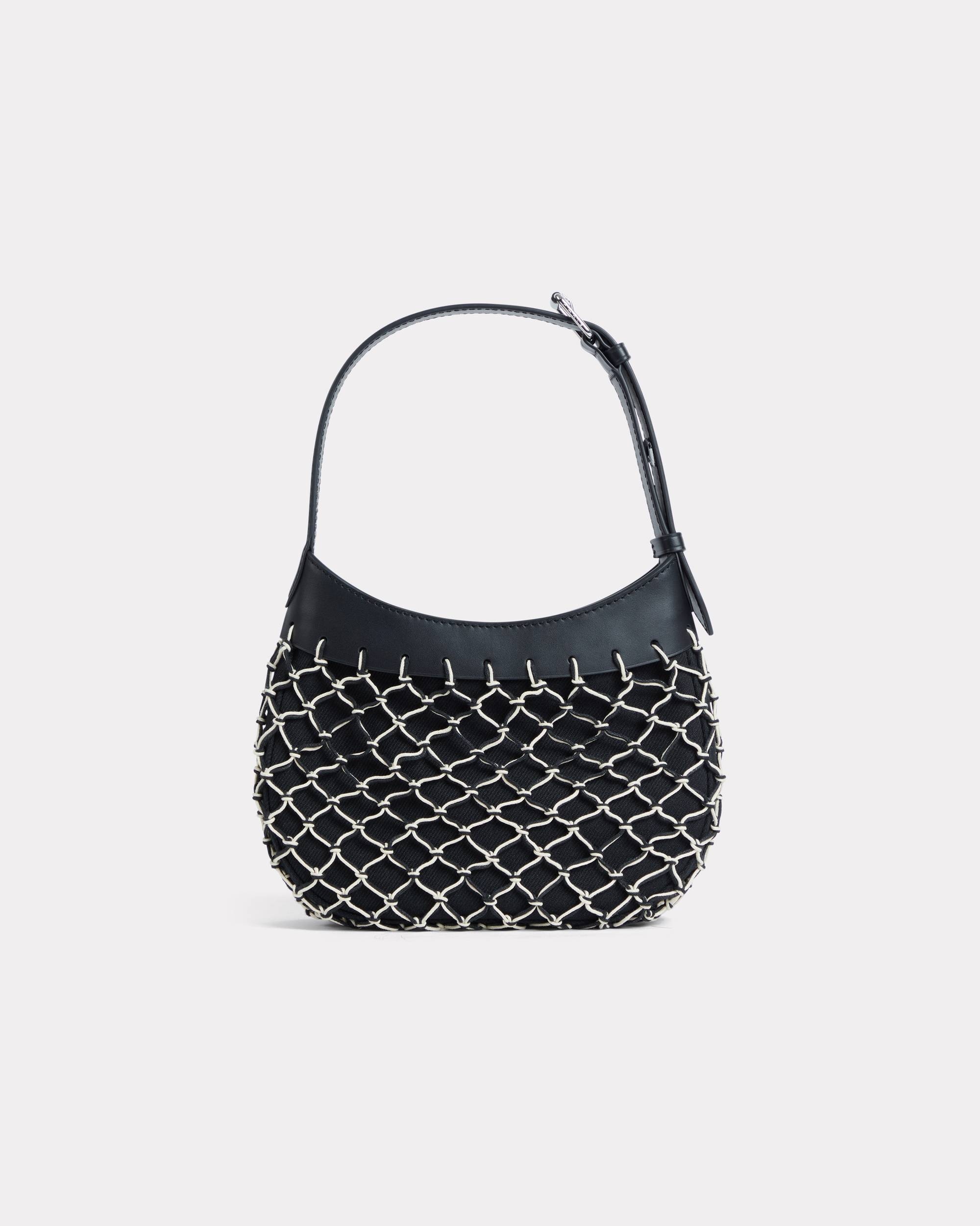 'KENZOAMA' shoulder bag in canvas and fishnet - 2