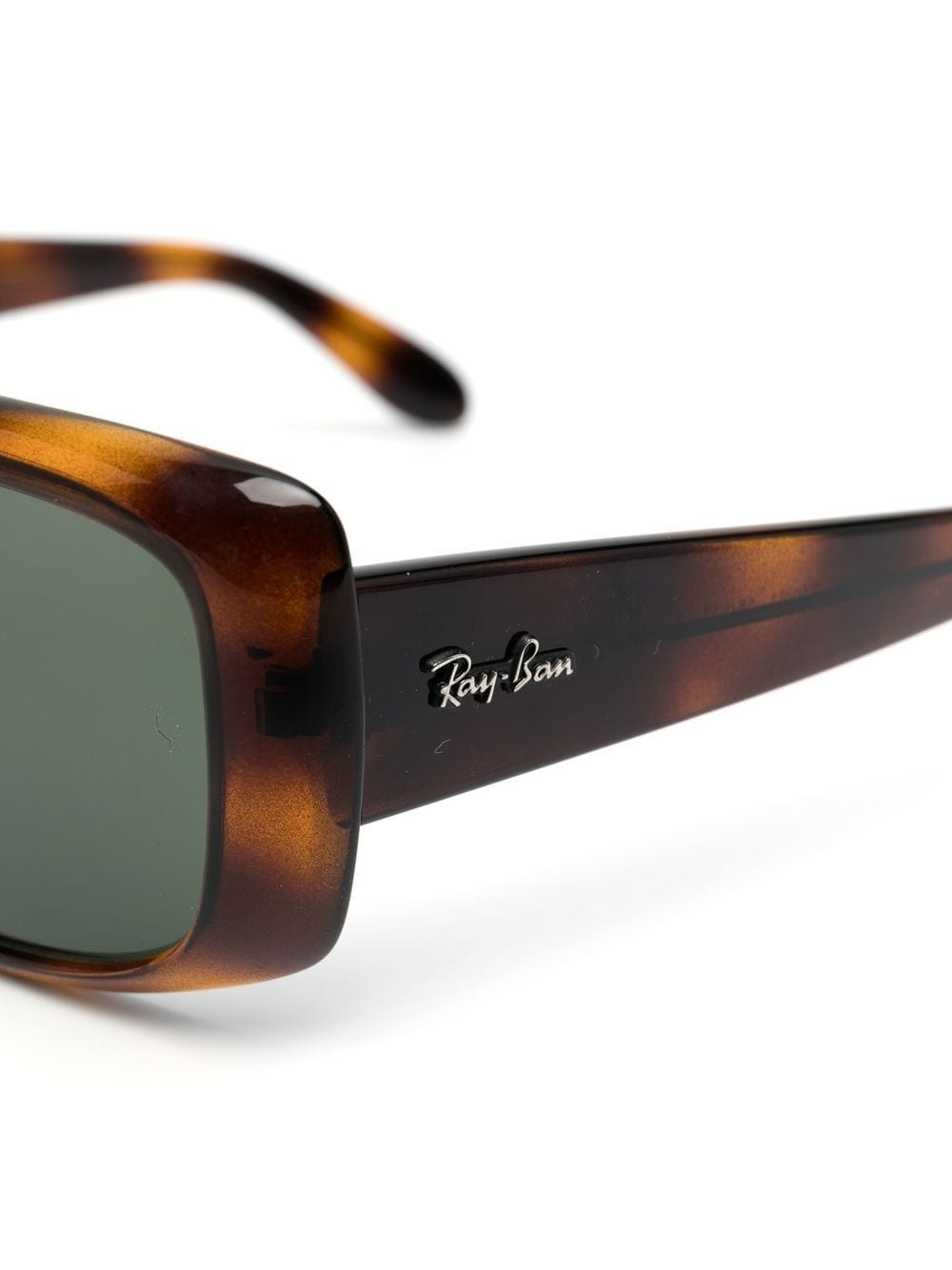 rectangle-frame tortoiseshell sunglasses - 3