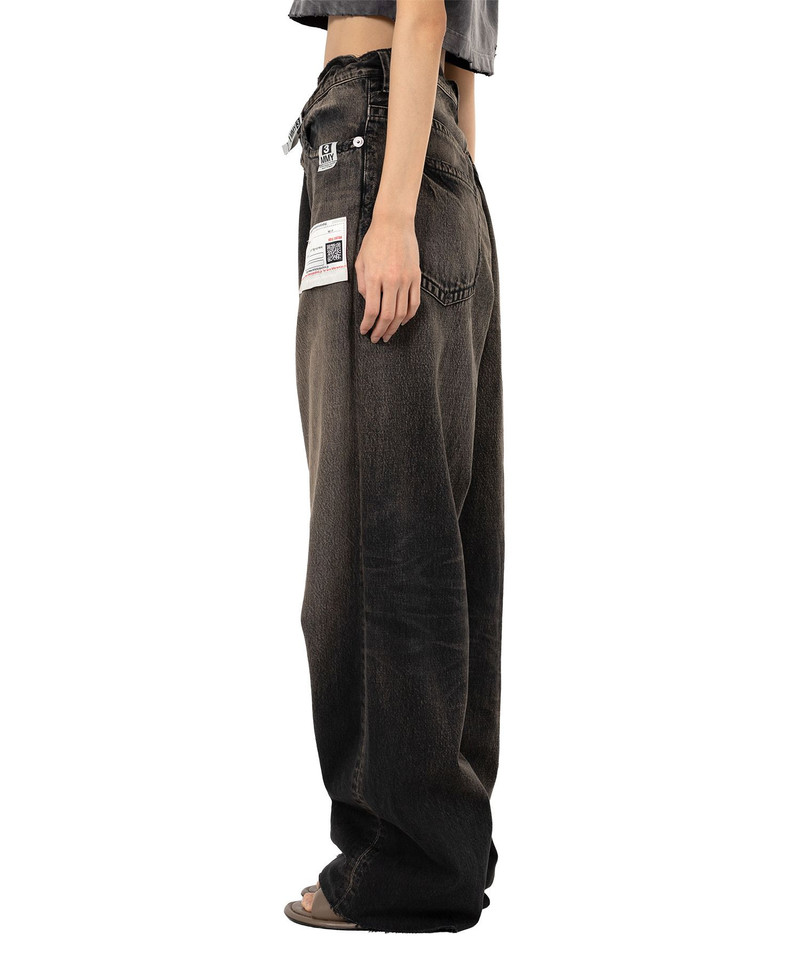 Huge Layered Denim Pants 4