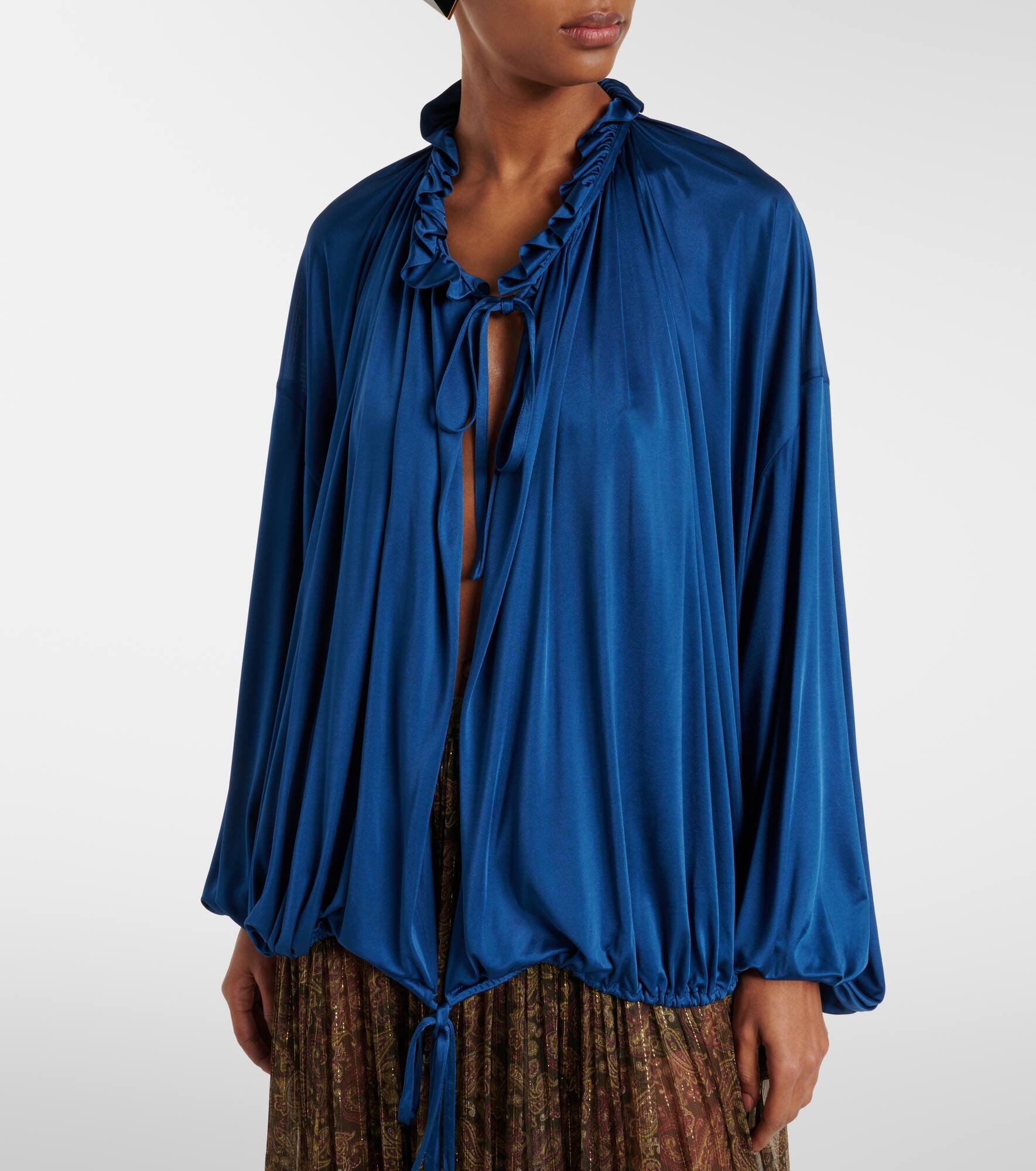 Gathered blouse - 6