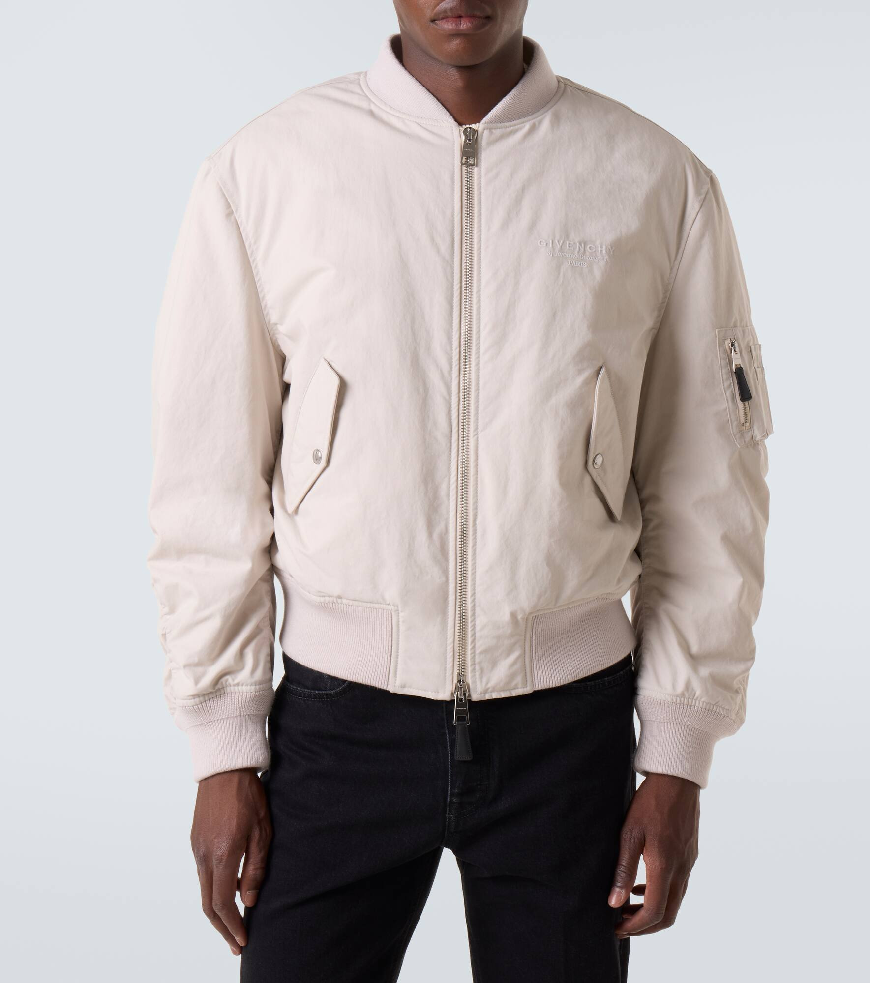 Givenchy Stamp cotton-blend bomber jacket - 3