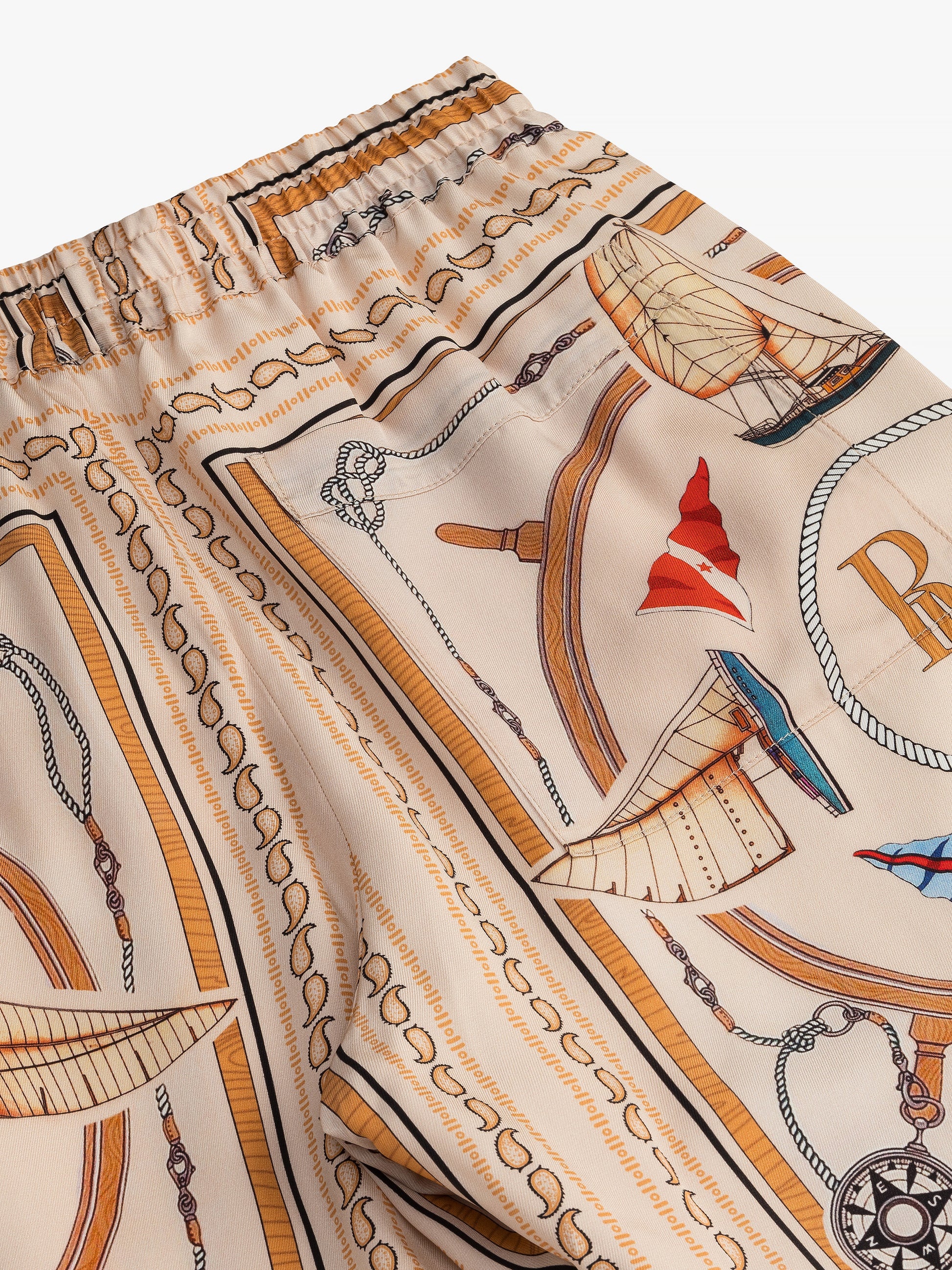 RHUDE NAUTICAL SILK SHORT - 4