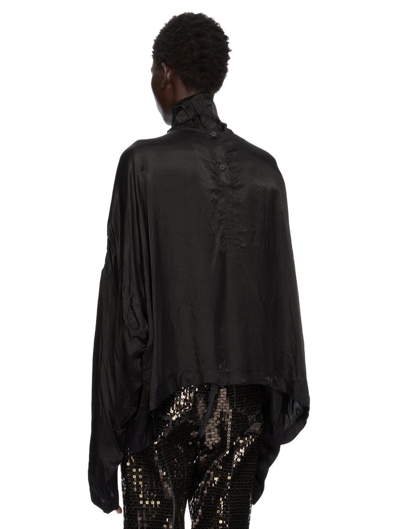 funnel-neck long-sleeve blouse 3