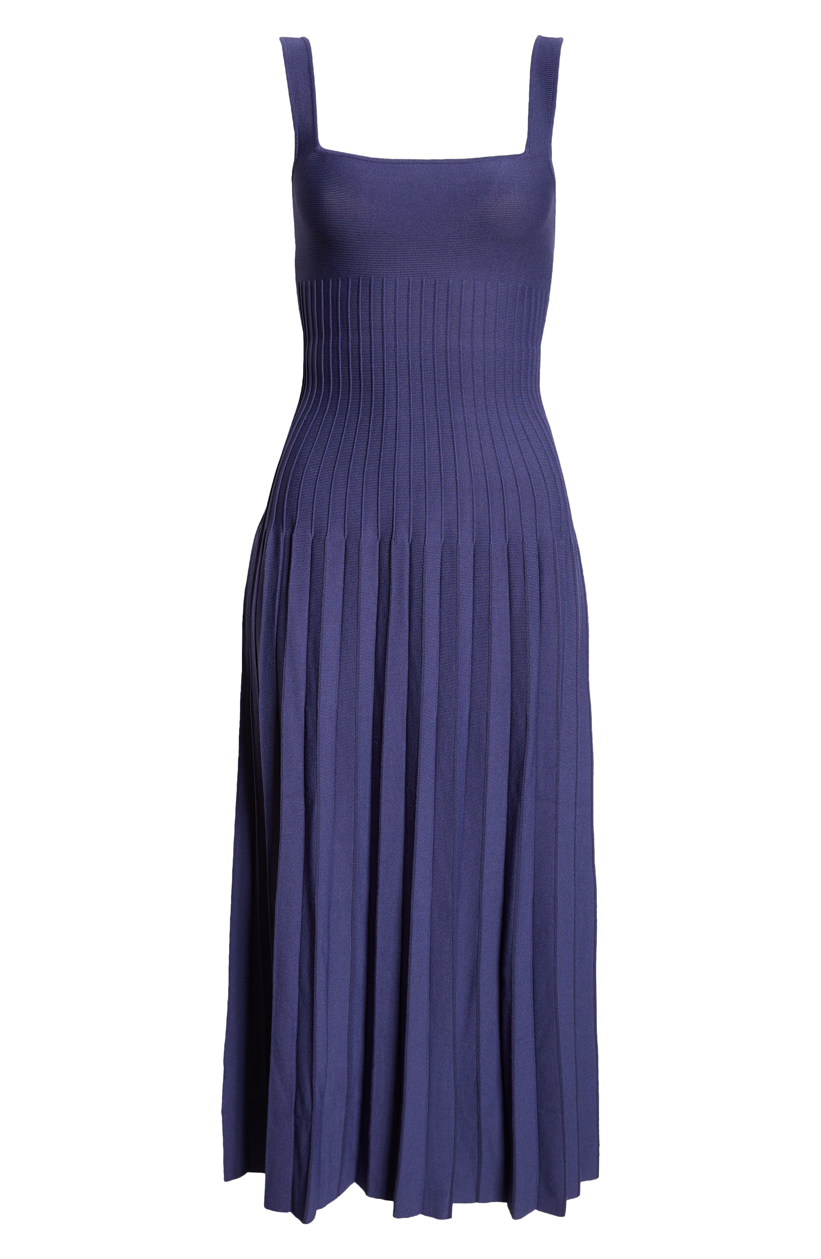 Ellison Pleat Effect Sweater Dress - 5