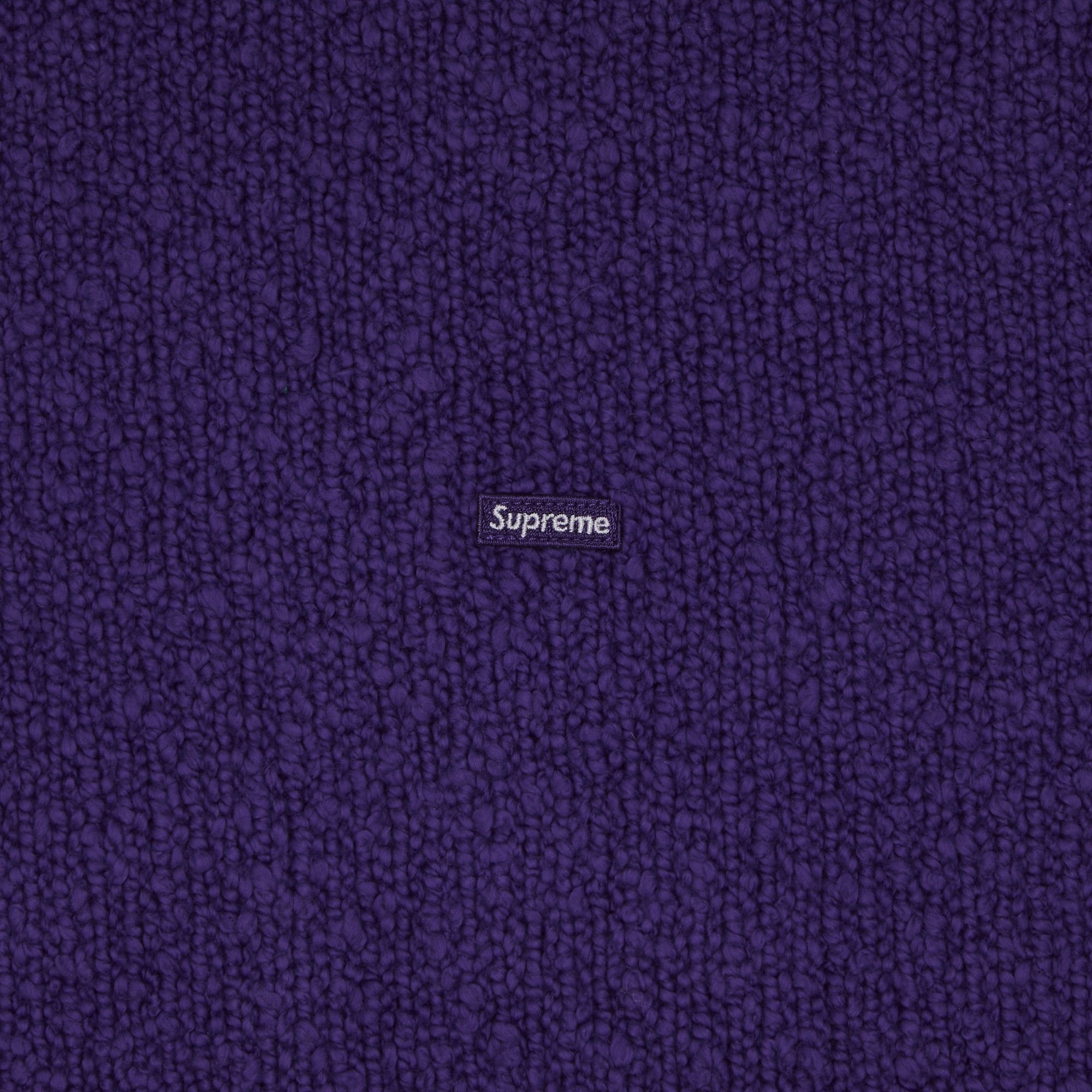 Supreme Bouclé Small Box Sweater 'Purple' - 2