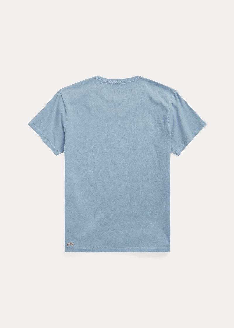 RRL by Ralph Lauren Garment-Dyed Crewneck T-Shirt outlook