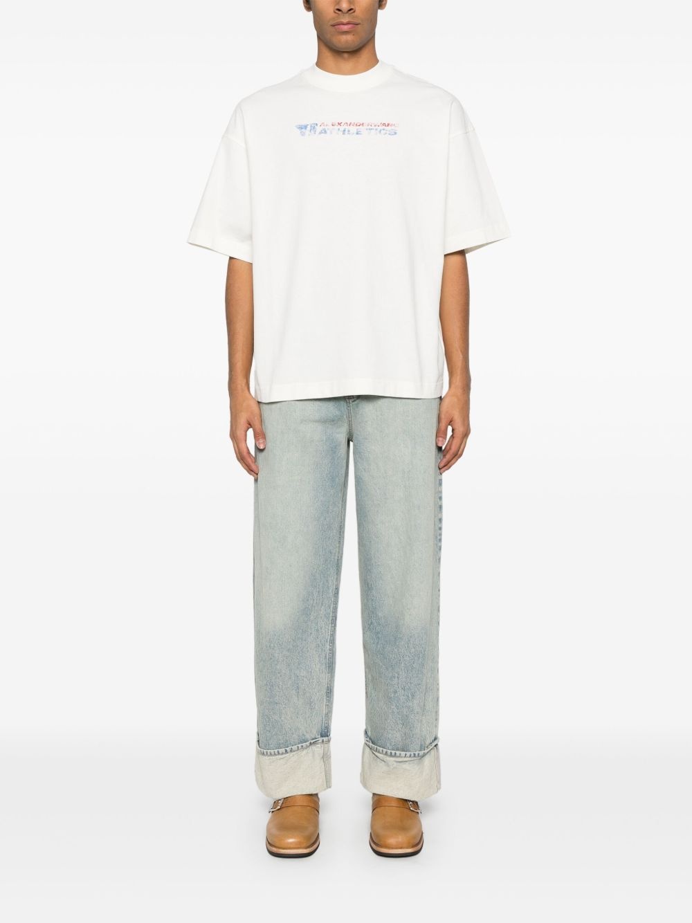 logo-print T-shirt - 2