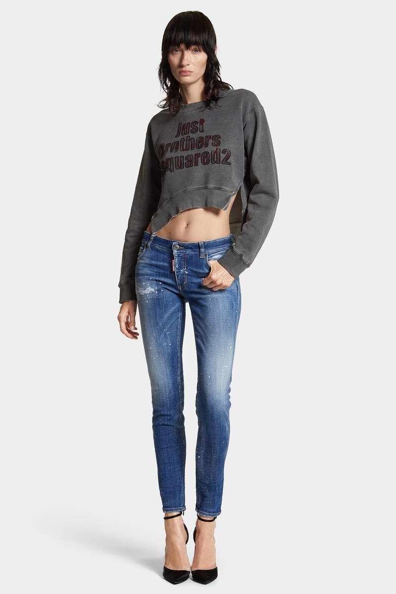 LIGHT HERITAGE WASH MEDIUM WAIST TWIGGY JEANS 3