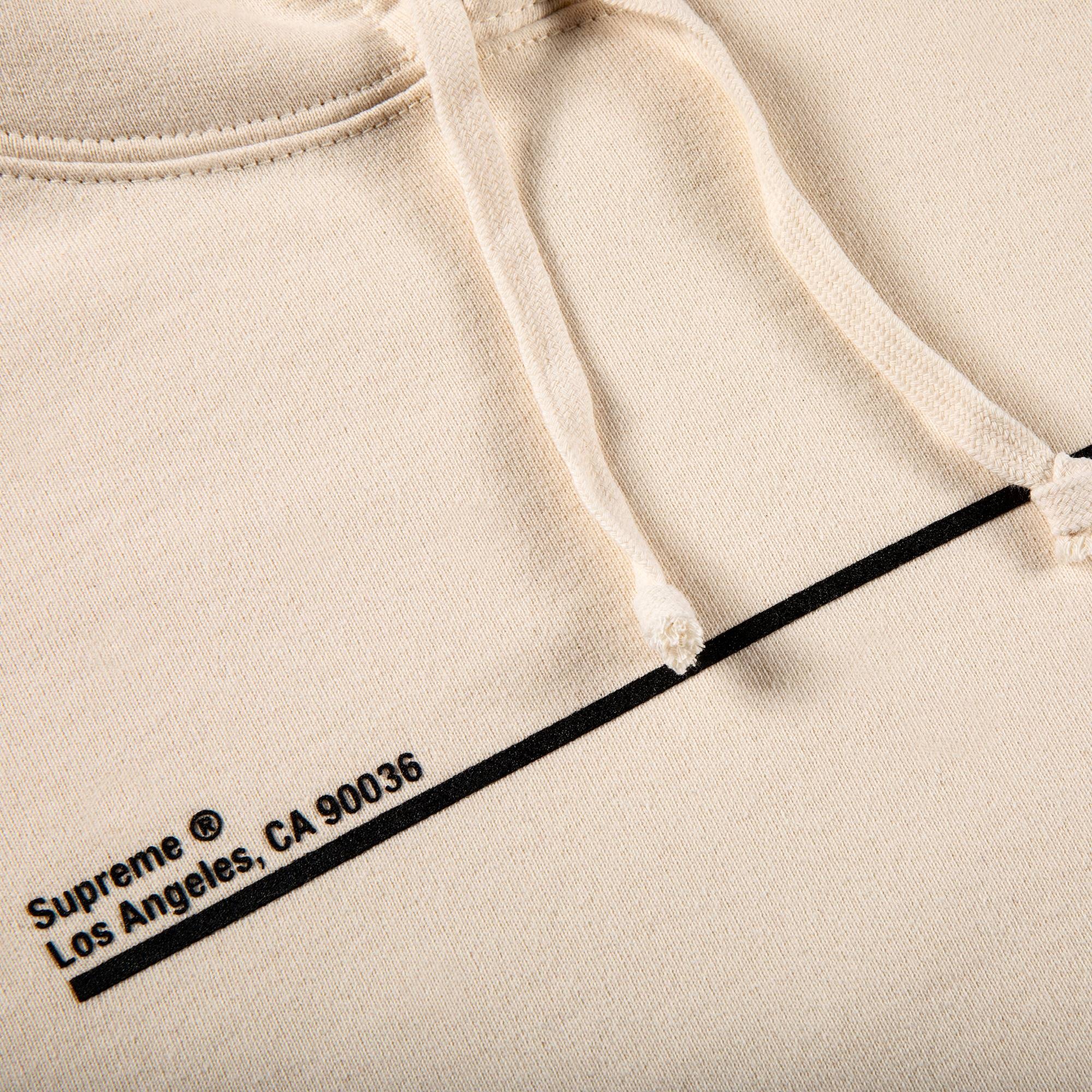 Supreme Shop Hooded Sweatshirt - Los Angeles 'Natural' - 2