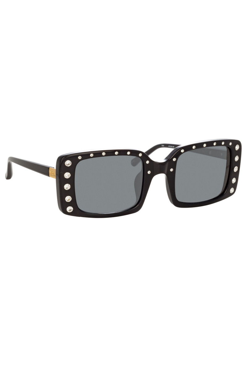 N°21 CRYSTAL-EMBELLISHED SQUARE SUNGLASSES outlook