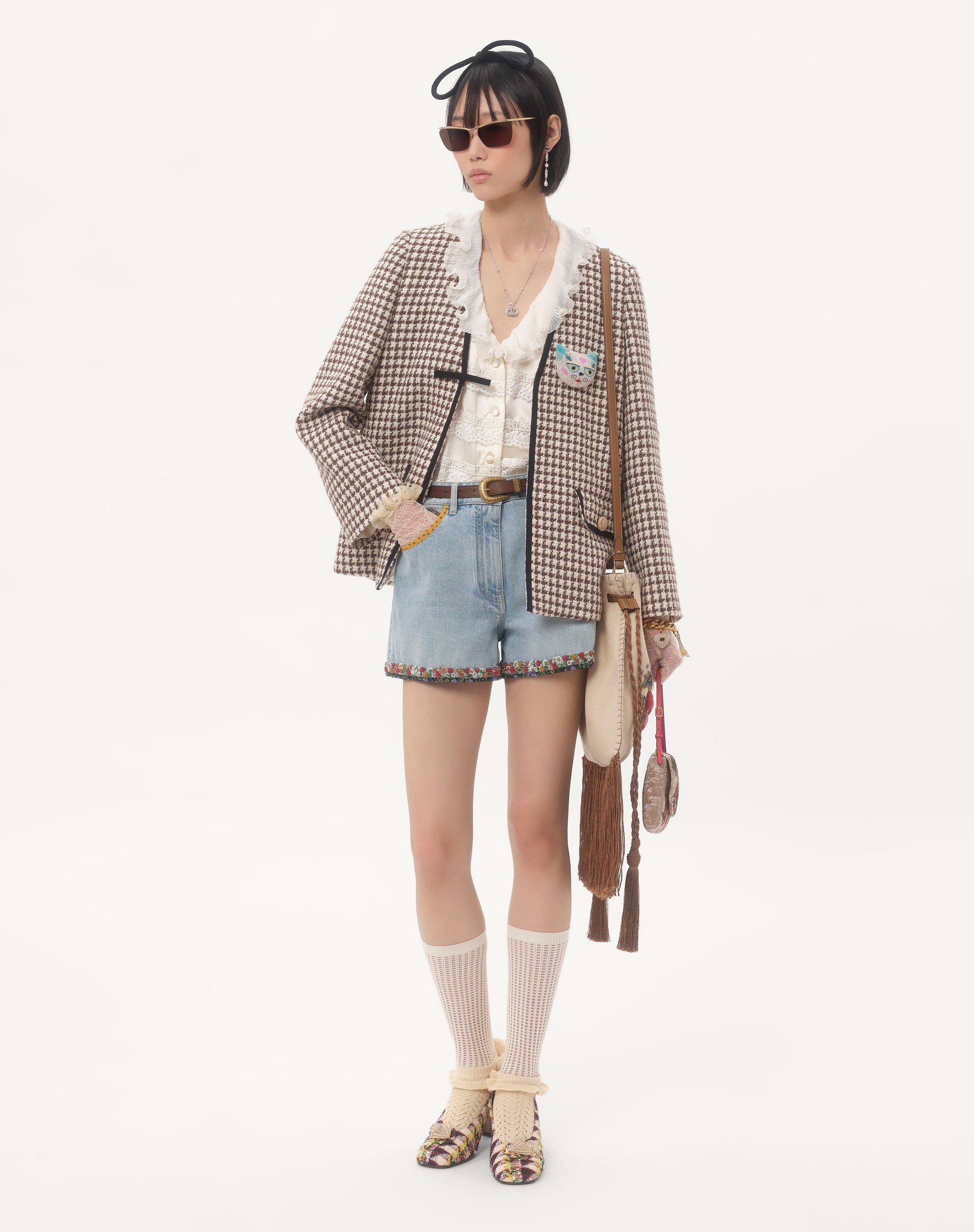 CREPE SATIN SHIRT - 2