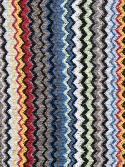 Missoni zigzag cotton scarf outlook