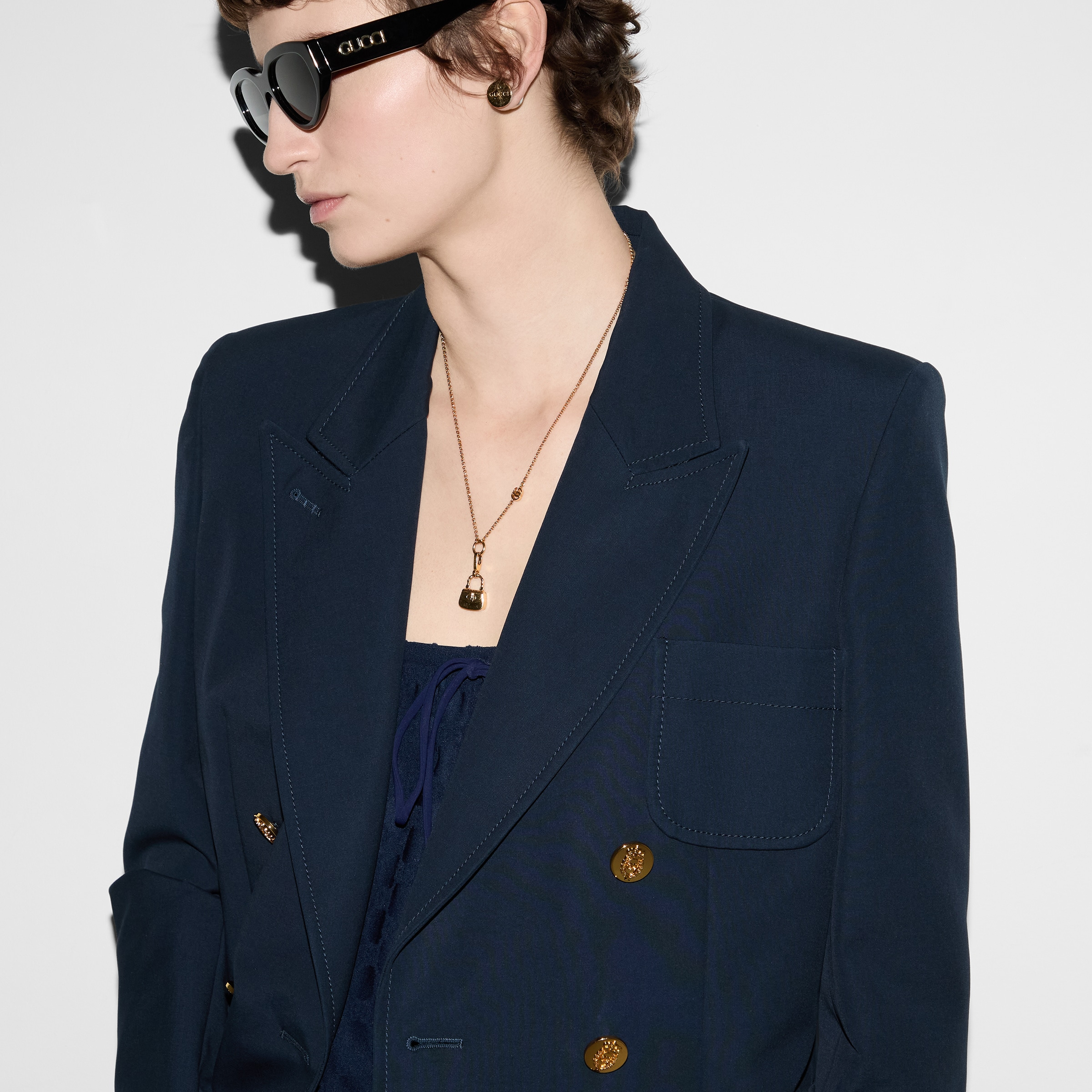 Double-breasted cotton jacket - 5
