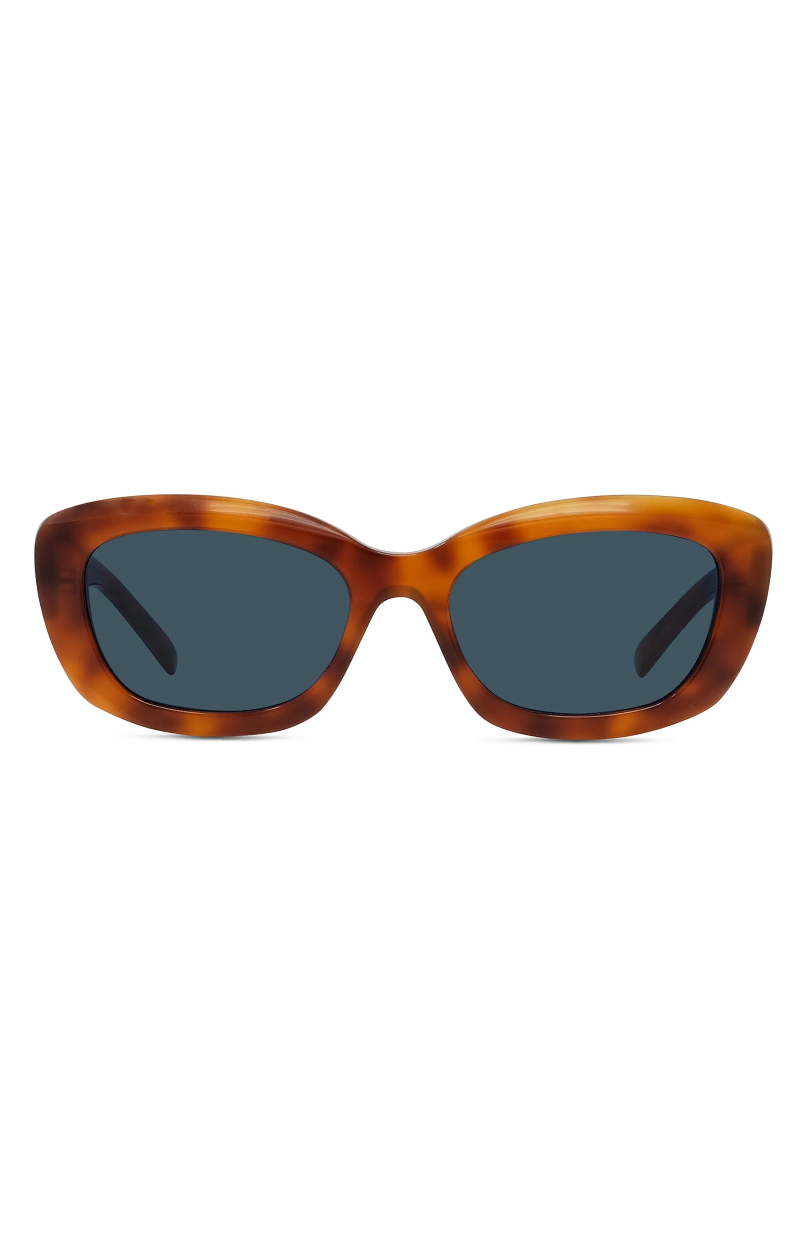 Givenchy GV Day 54mm Geometric Sunglasses in Blonde Havana /Blue at Nordstrom - 1