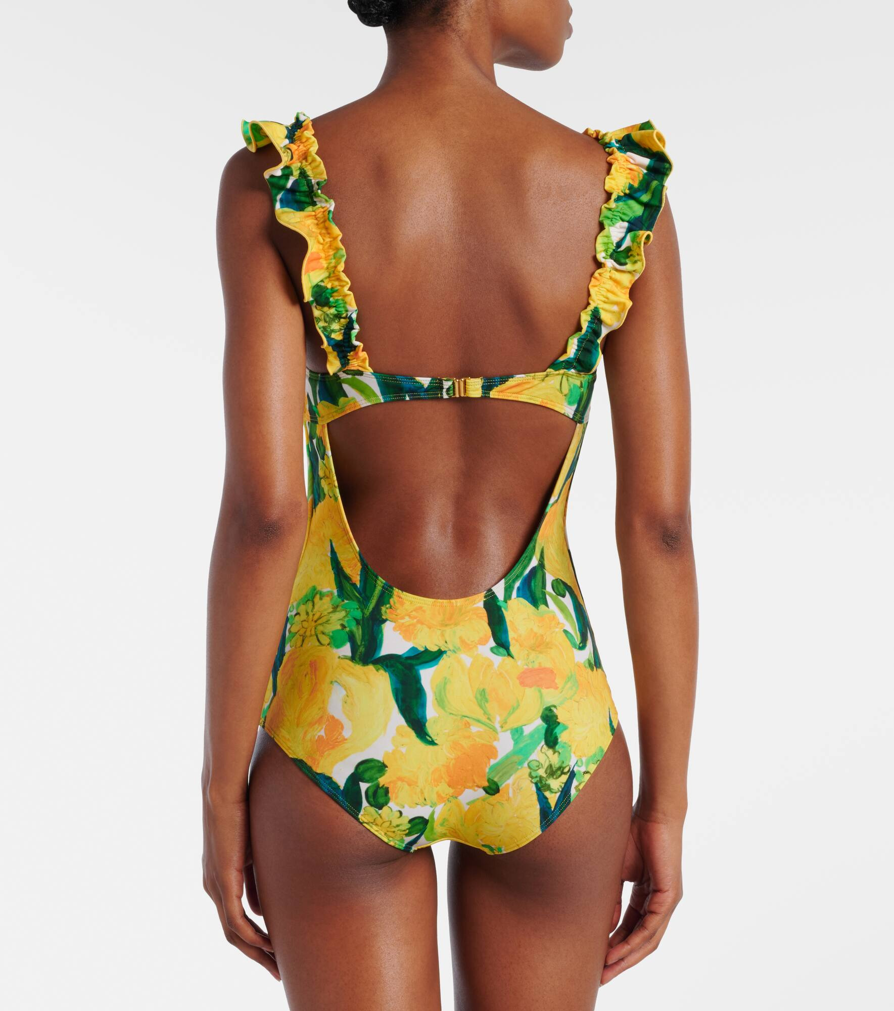 Boop floral ruffled swimsuit - 3