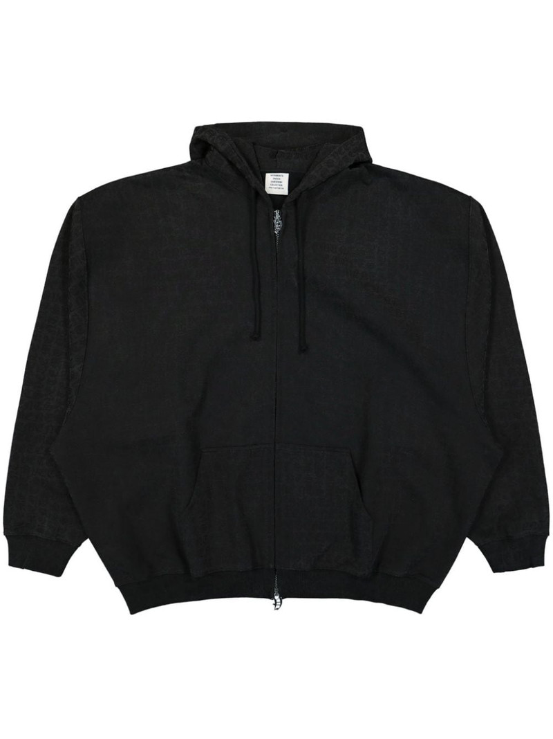 monogram-print hoodie 1
