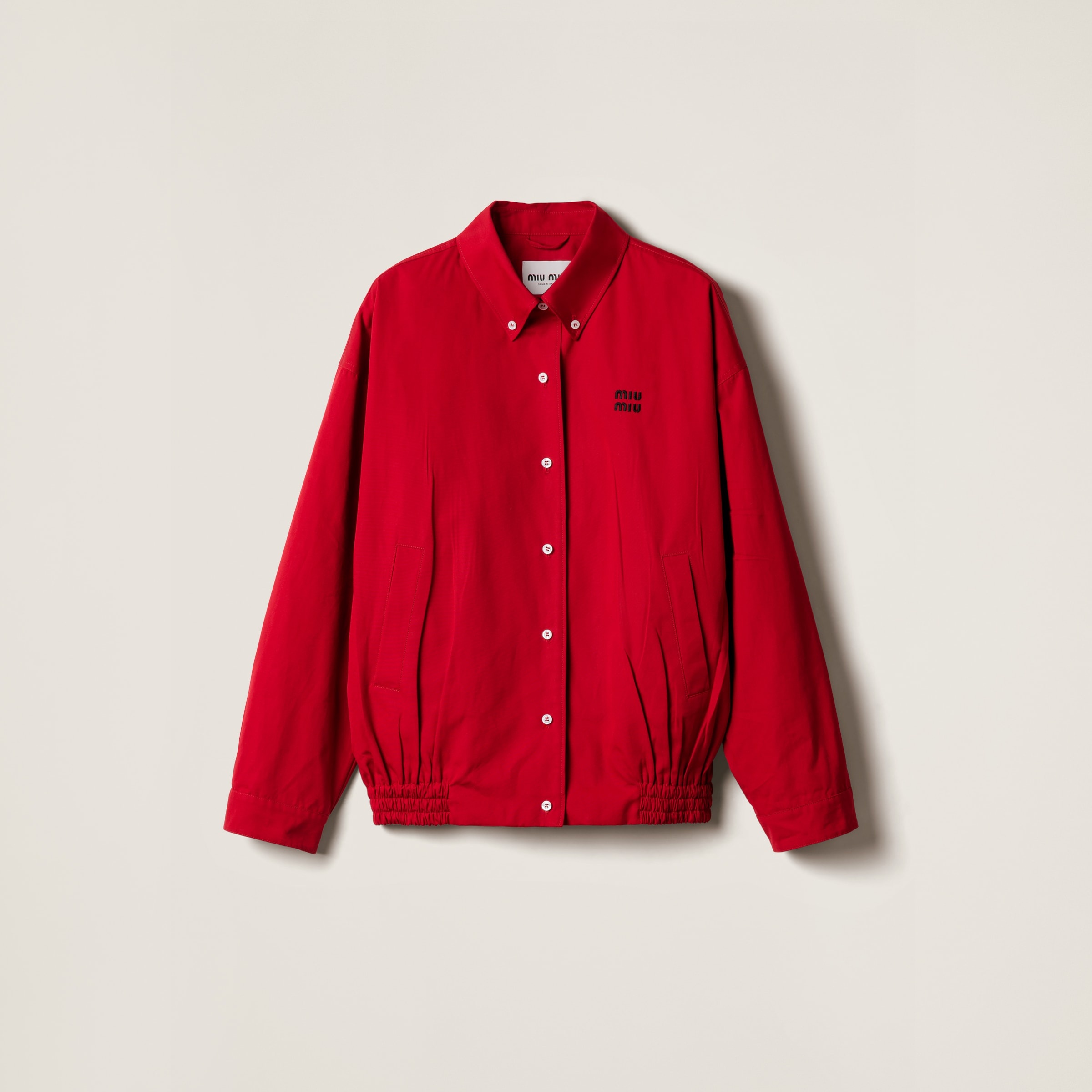 Heavy poplin blouson jacket - 1