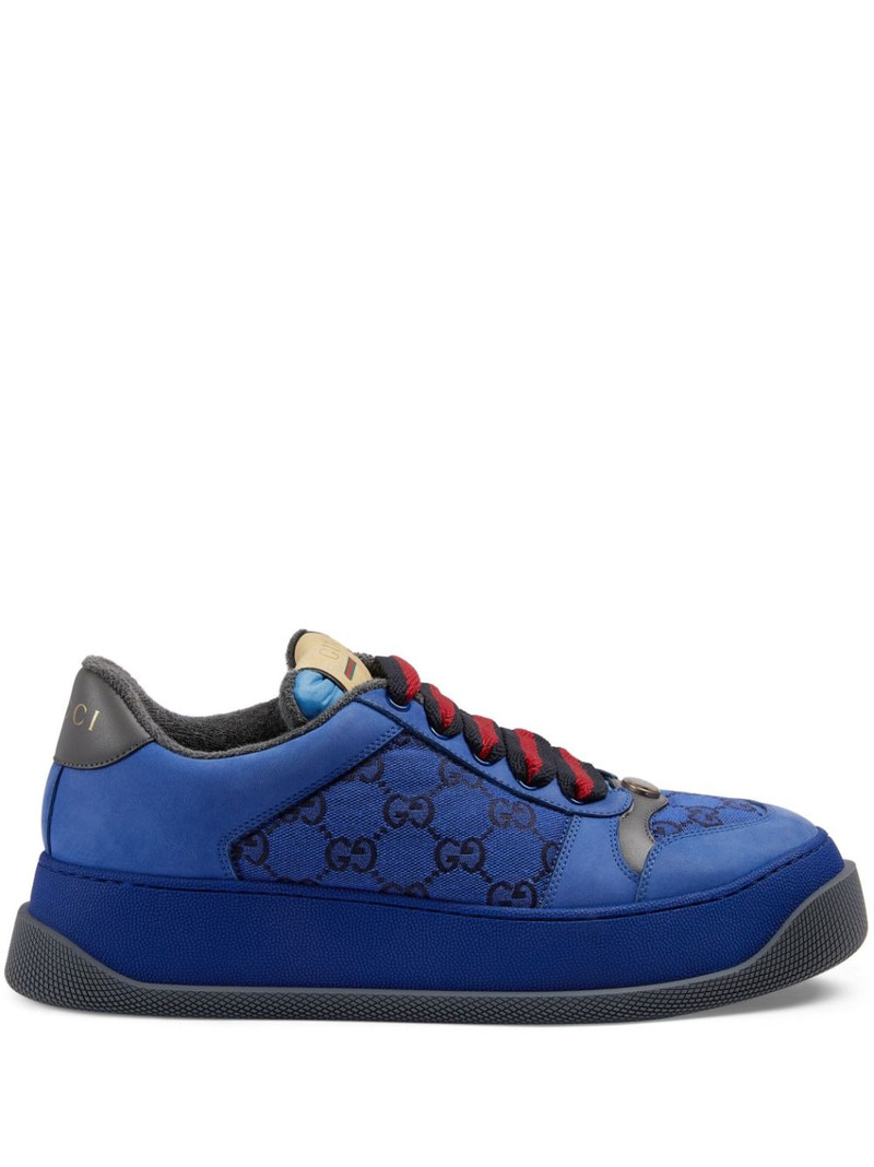 GG canvas lace-up sneakers - 1