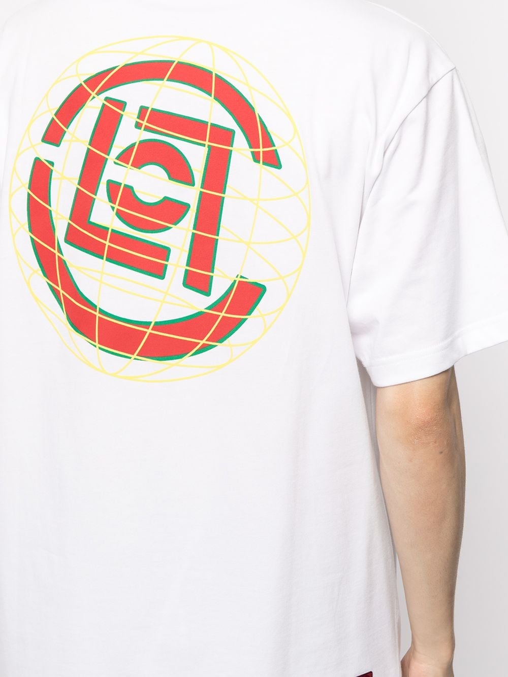 Globe logo-print T-shirt - 5