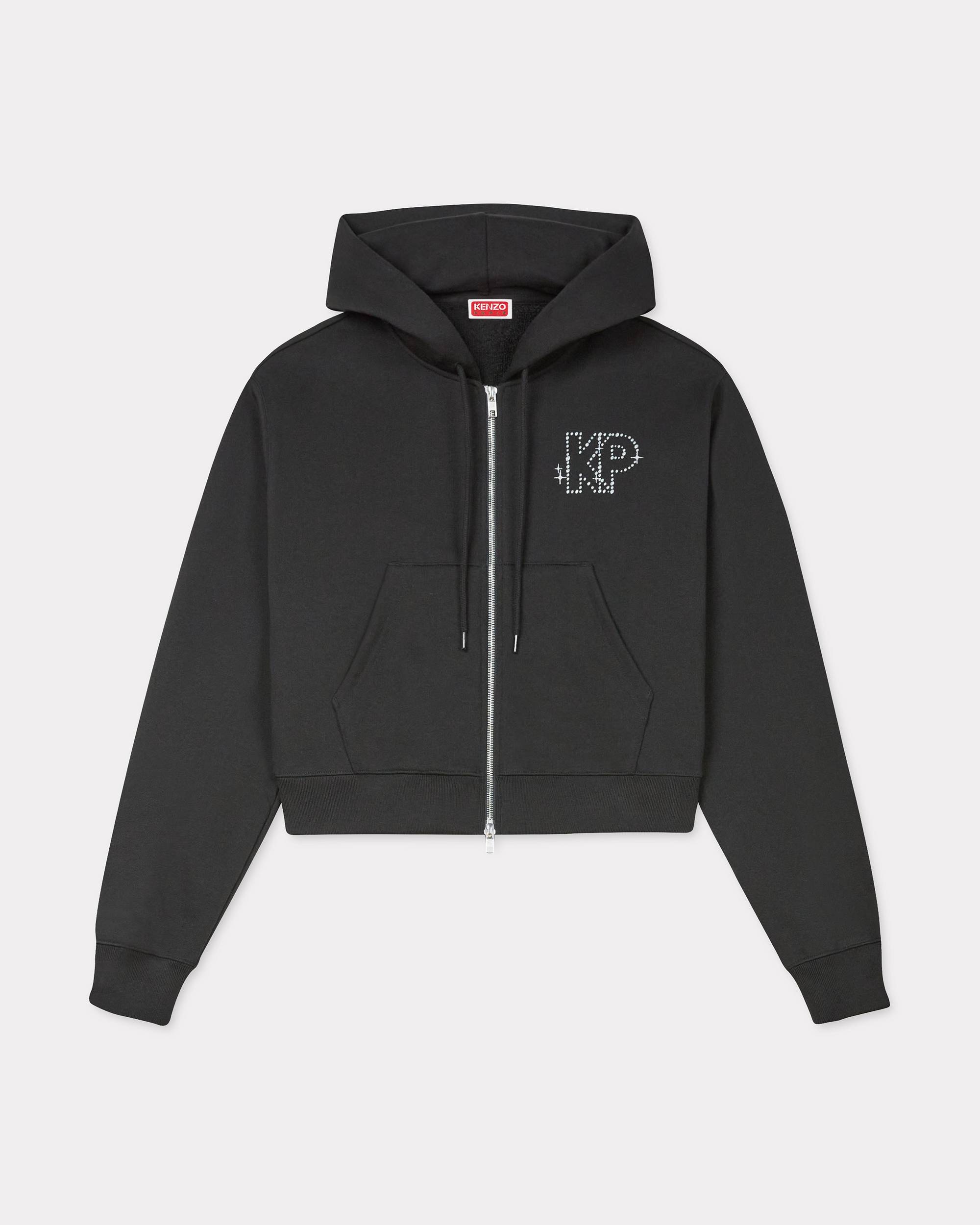 'KENZO Constellation' cropped zipped hoodie - 1