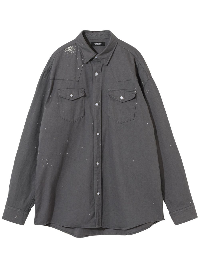 cross-print shirt 1