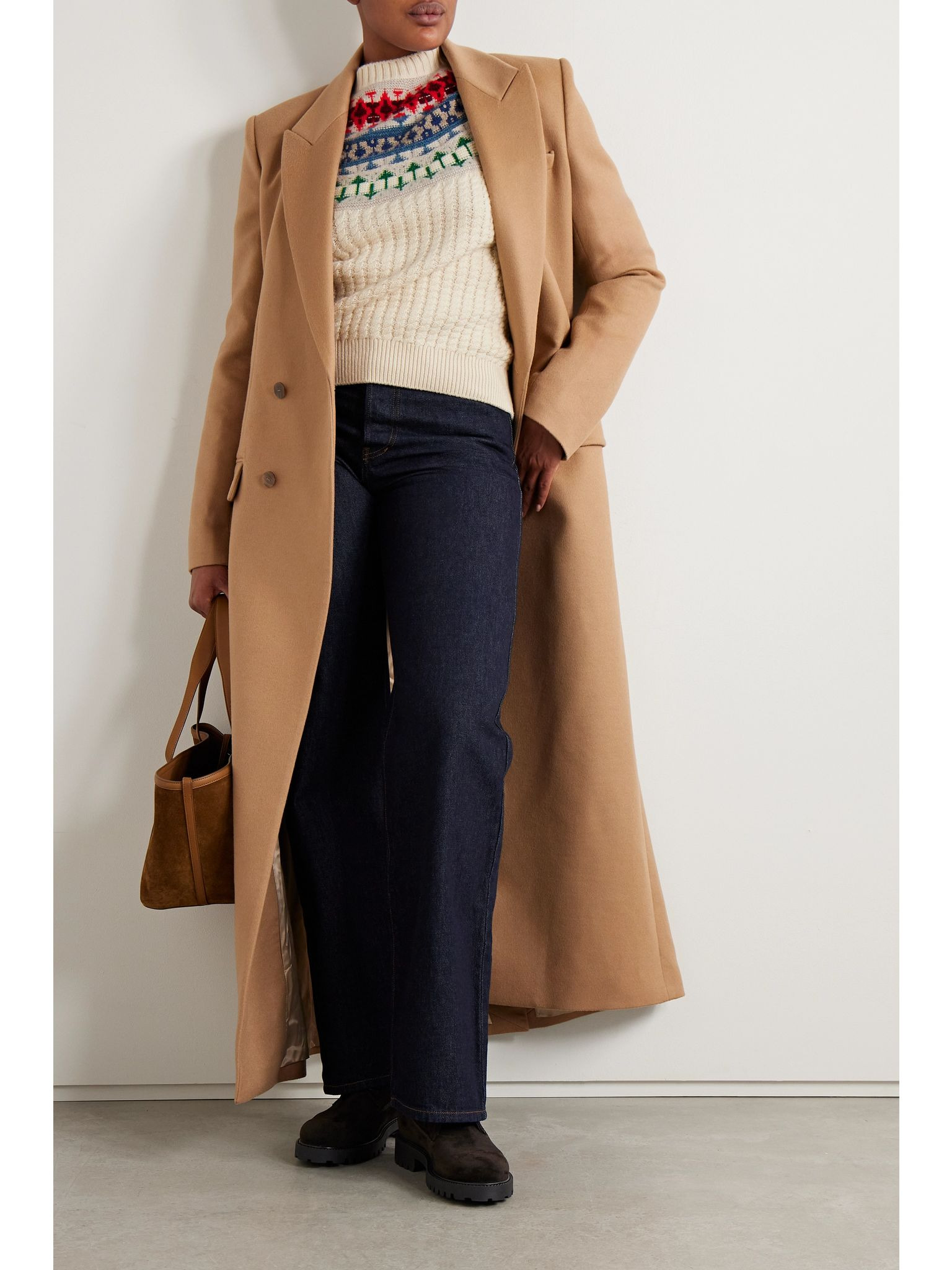 Noel Fair Isle cable-knit cashmere sweater Multi - 2