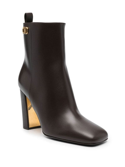 Valentino 110mm VLogo ankle boots outlook
