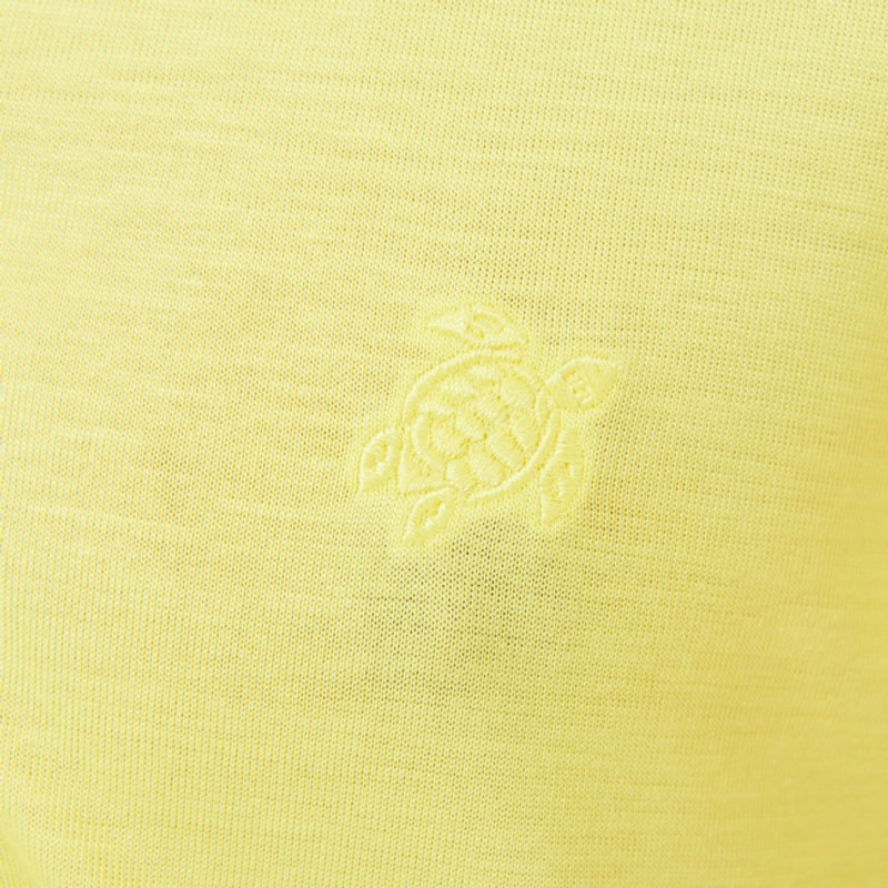 Men Tencel Polo Shirt Solid 5