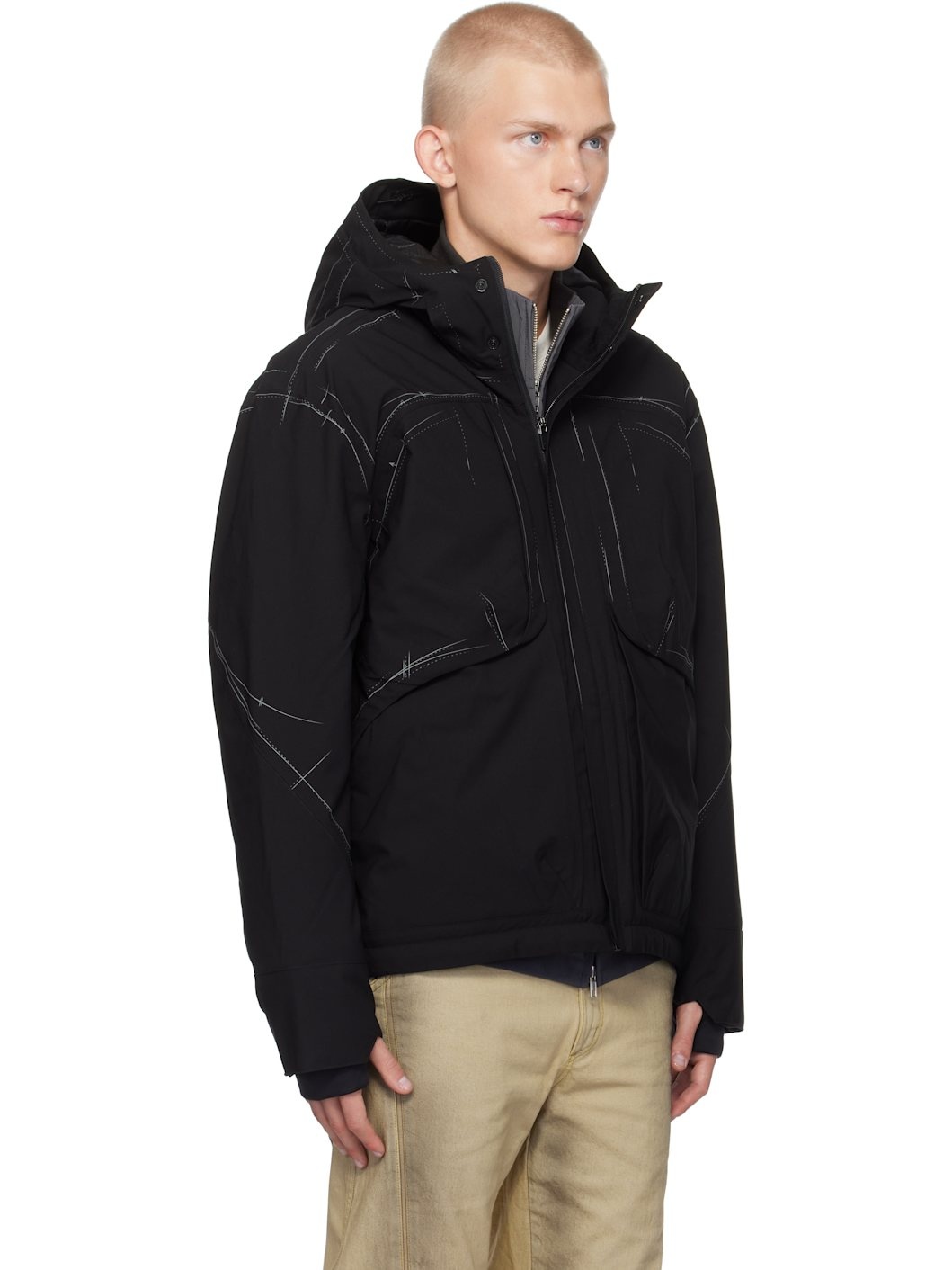Black EP.6 01 Padded Jacket - 2