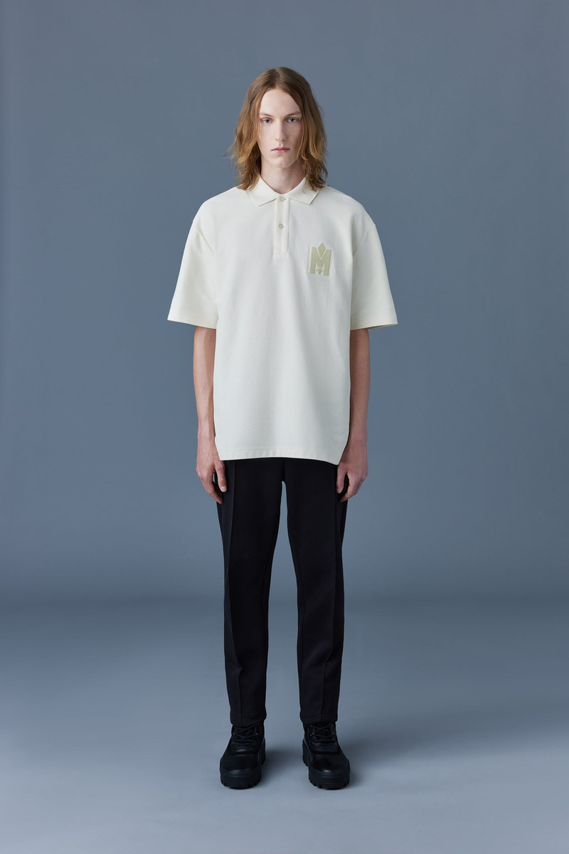 MACKAGE CAYMAN Oversized organic pique polo outlook