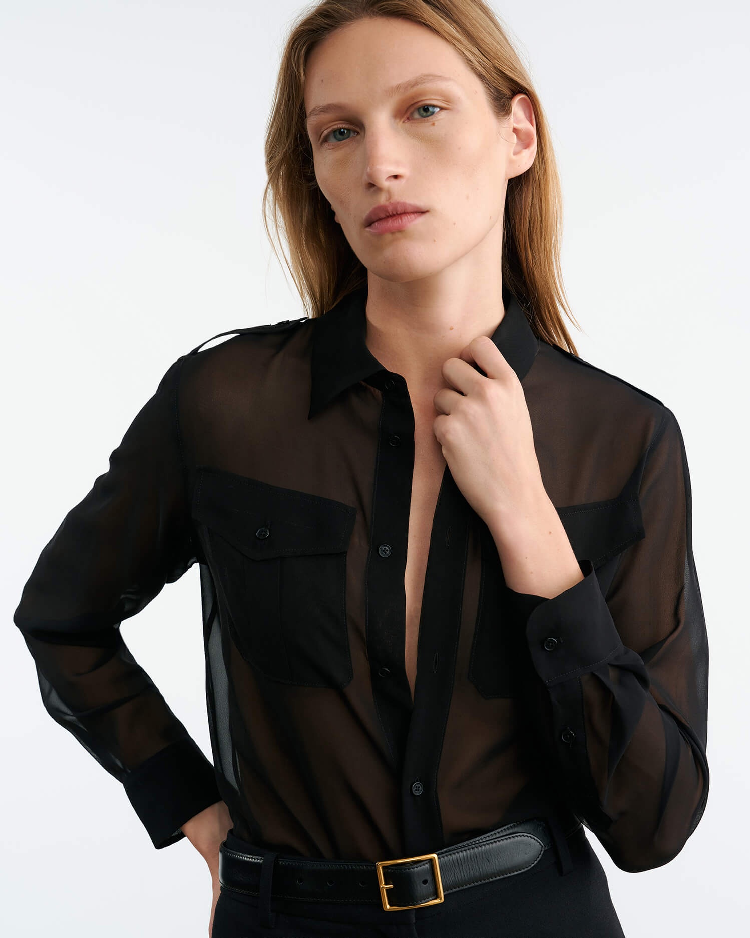 BETTY C. SILK SHIRT - 3