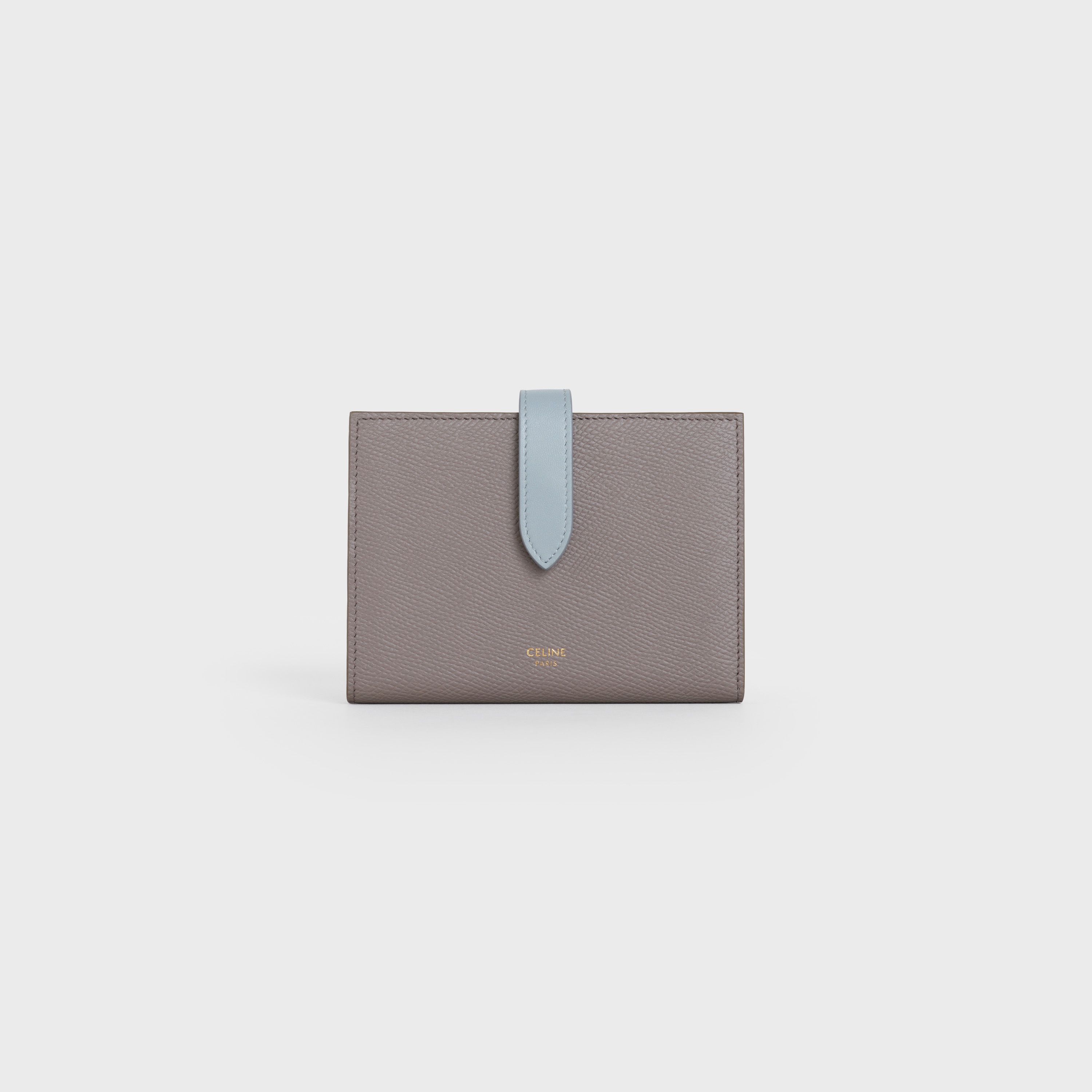 Medium strap wallet in Bicolour Grained Calfskin - 1