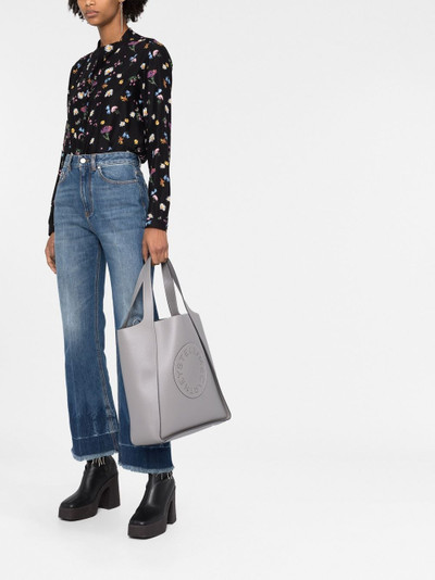 Stella McCartney perforated logo tote bag outlook