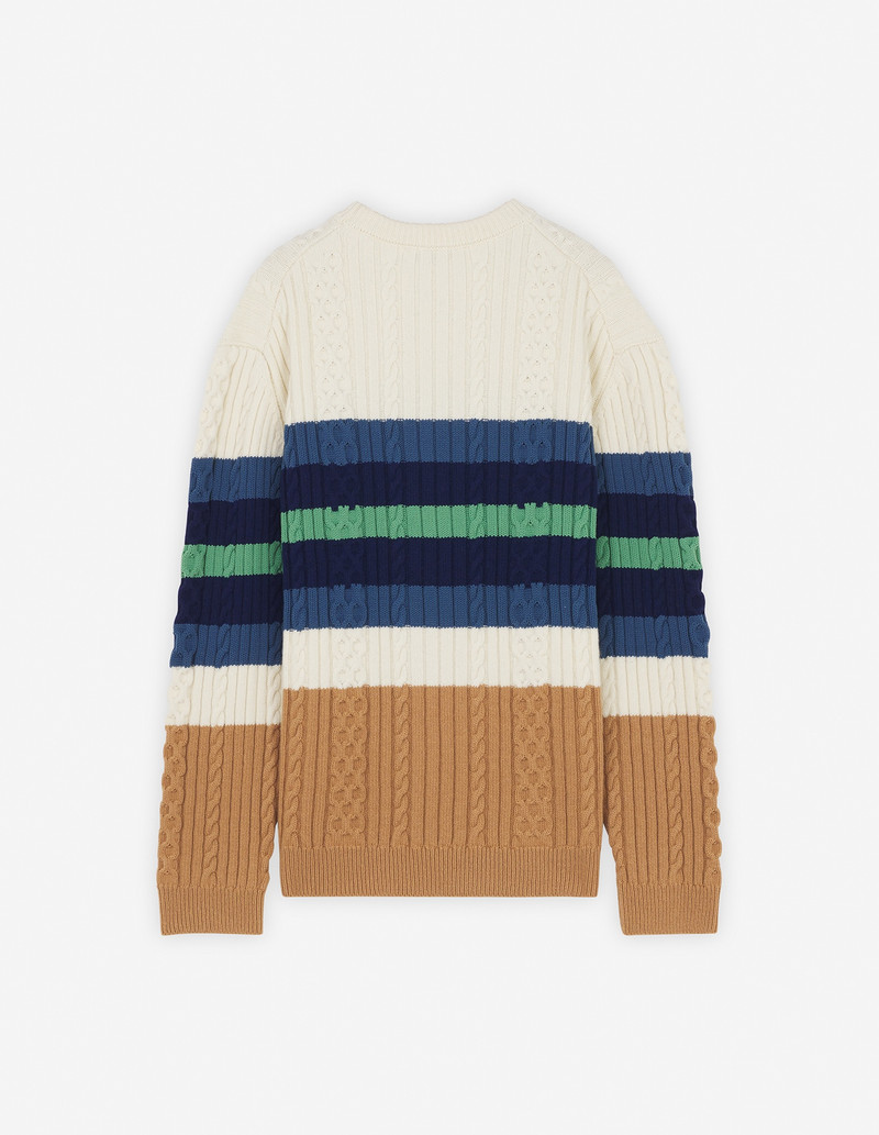 STRIPED CABLE JUMPER 6