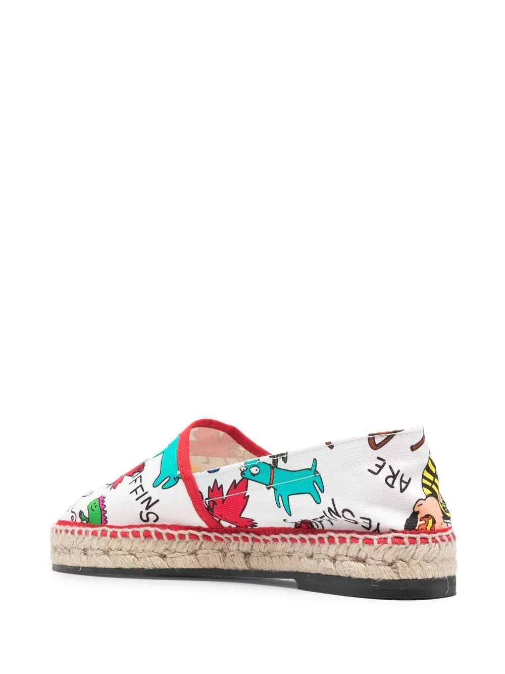 maple-leaf logo-print espadrilles - 3