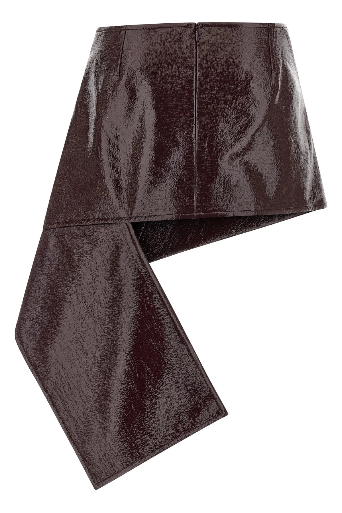 'Fold Vinyl Mini' skirt - 3