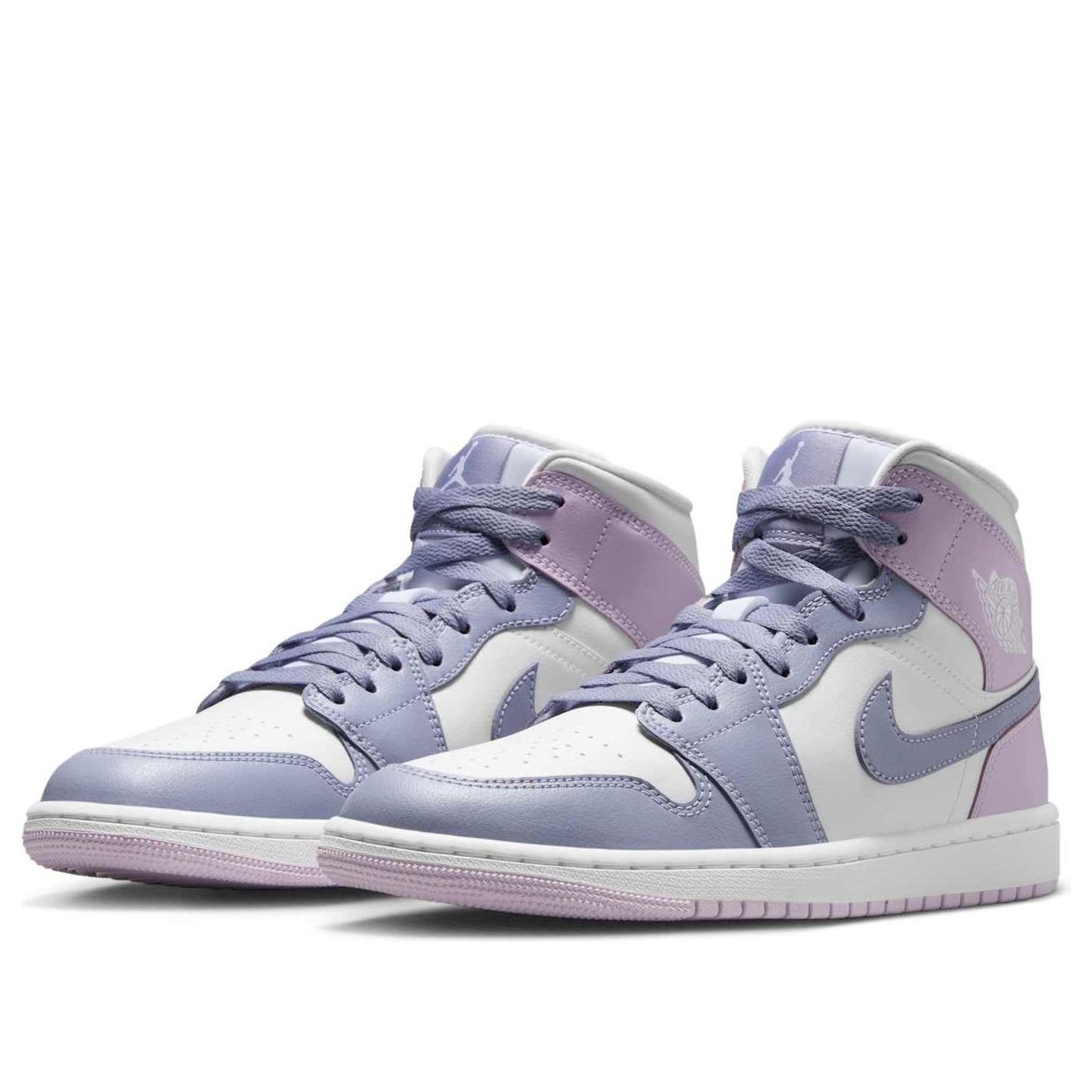 (WMNS) Air Jordan 1 Mid 'Indigo Haze Doll White' BQ6472-510 - 3