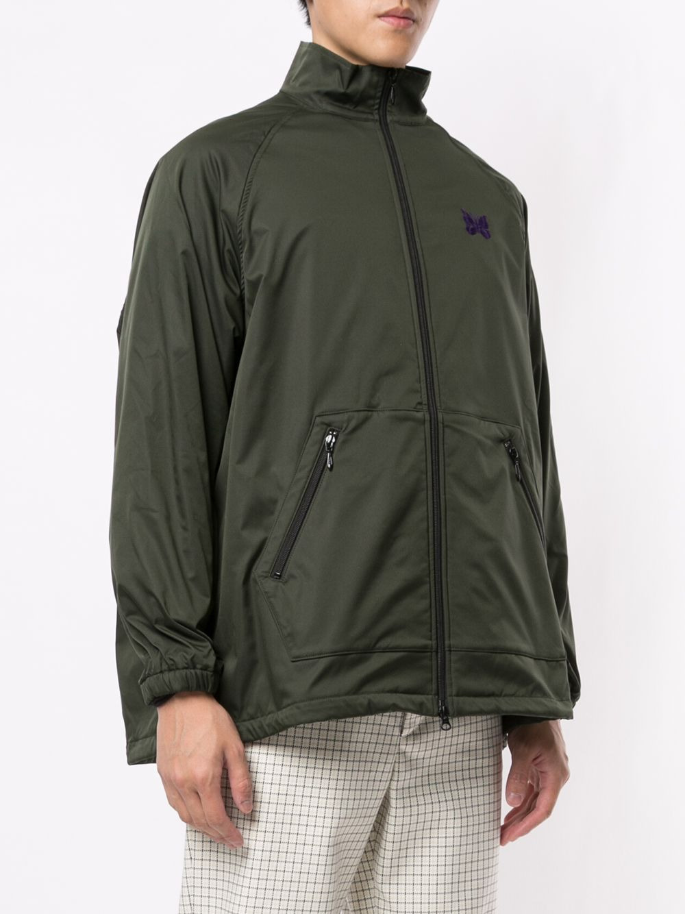 butterfly embroidered lightweight jacket - 3