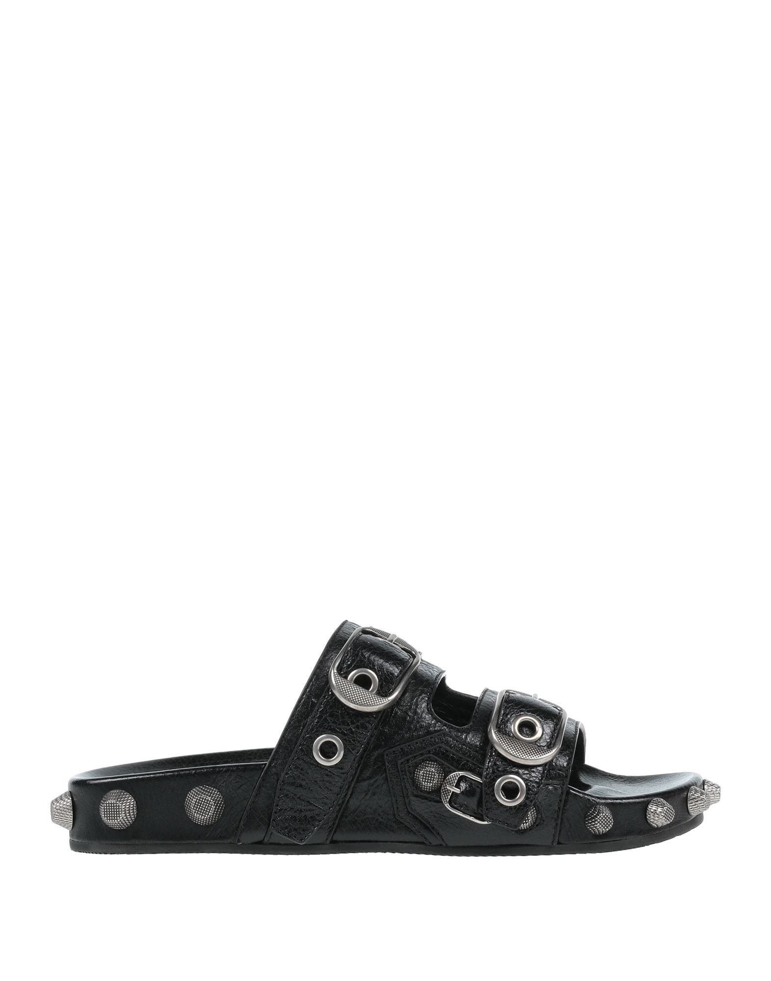 Black Men's Sandals - 1