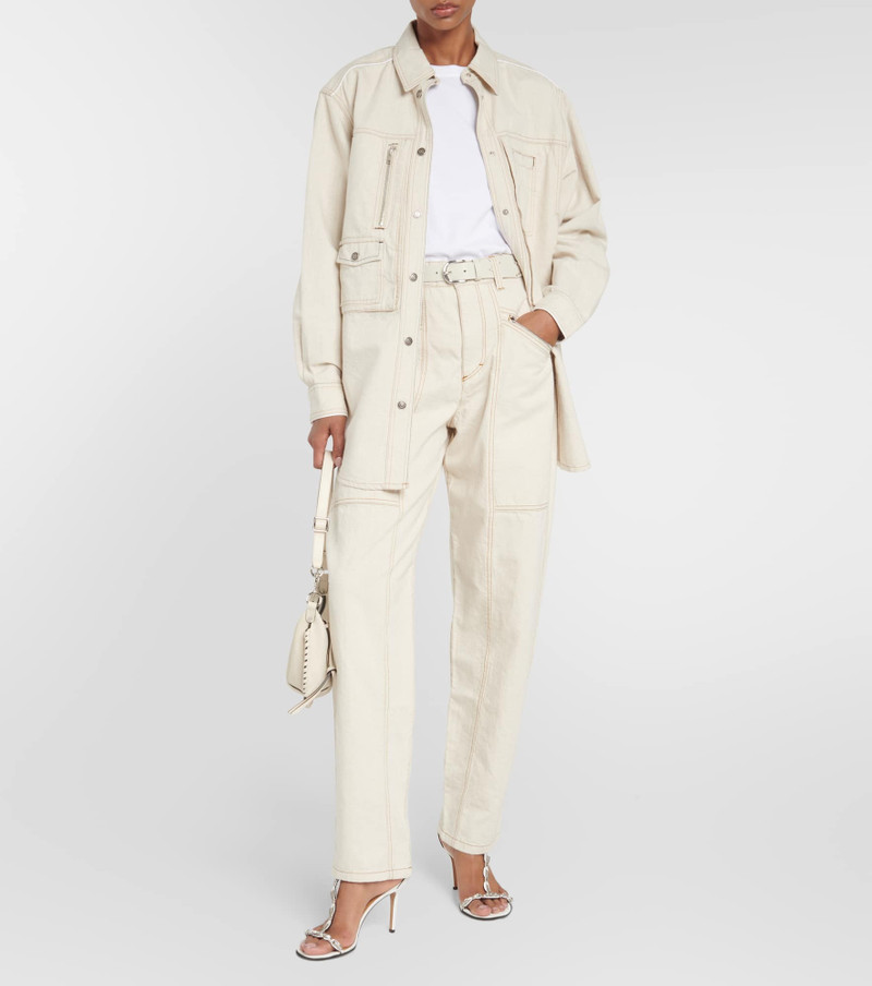 Isabel Marant Fanny barrel-leg jeans outlook