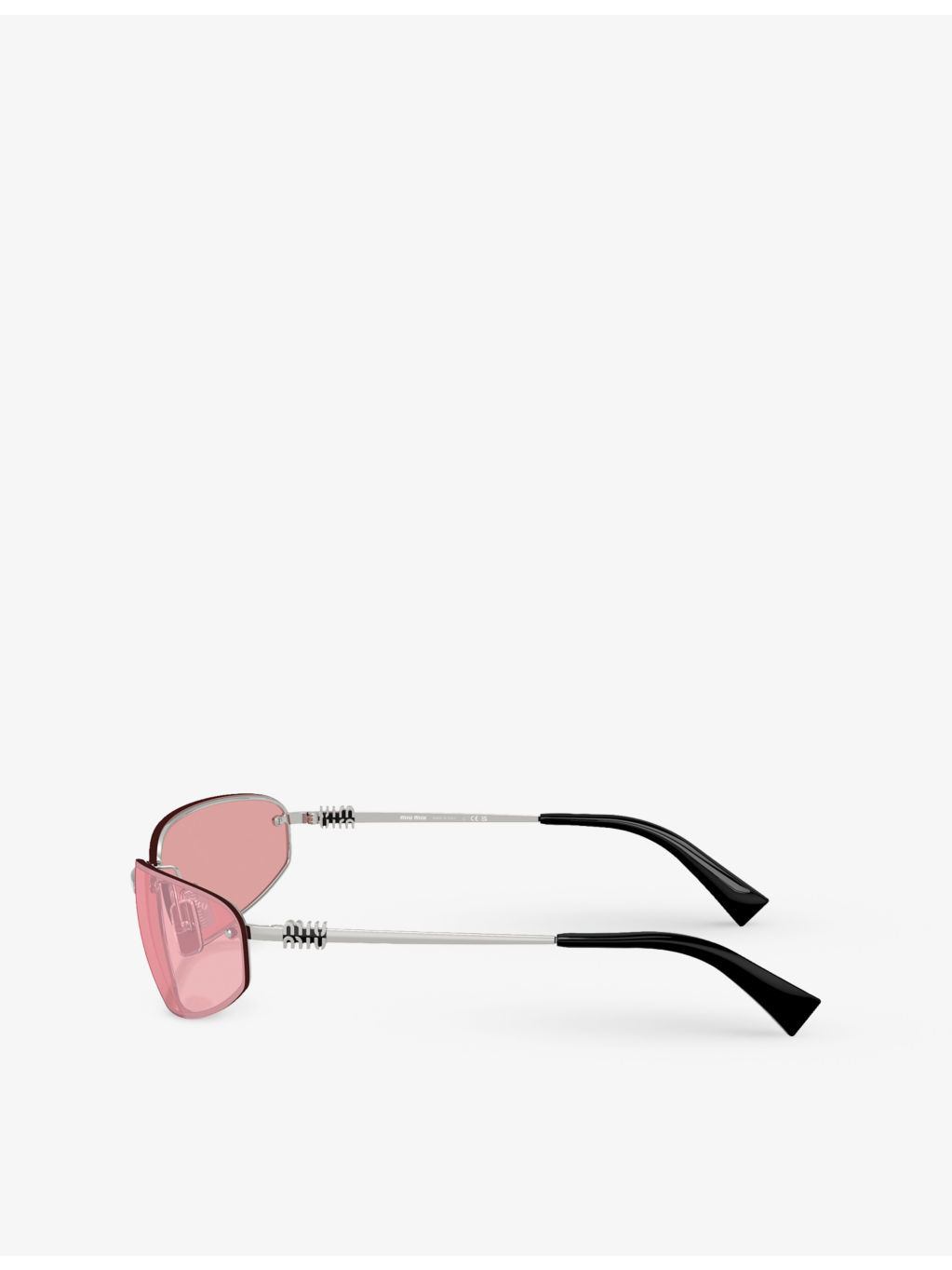 MU A50S Oval-Frame Metal Sunglasses - 3