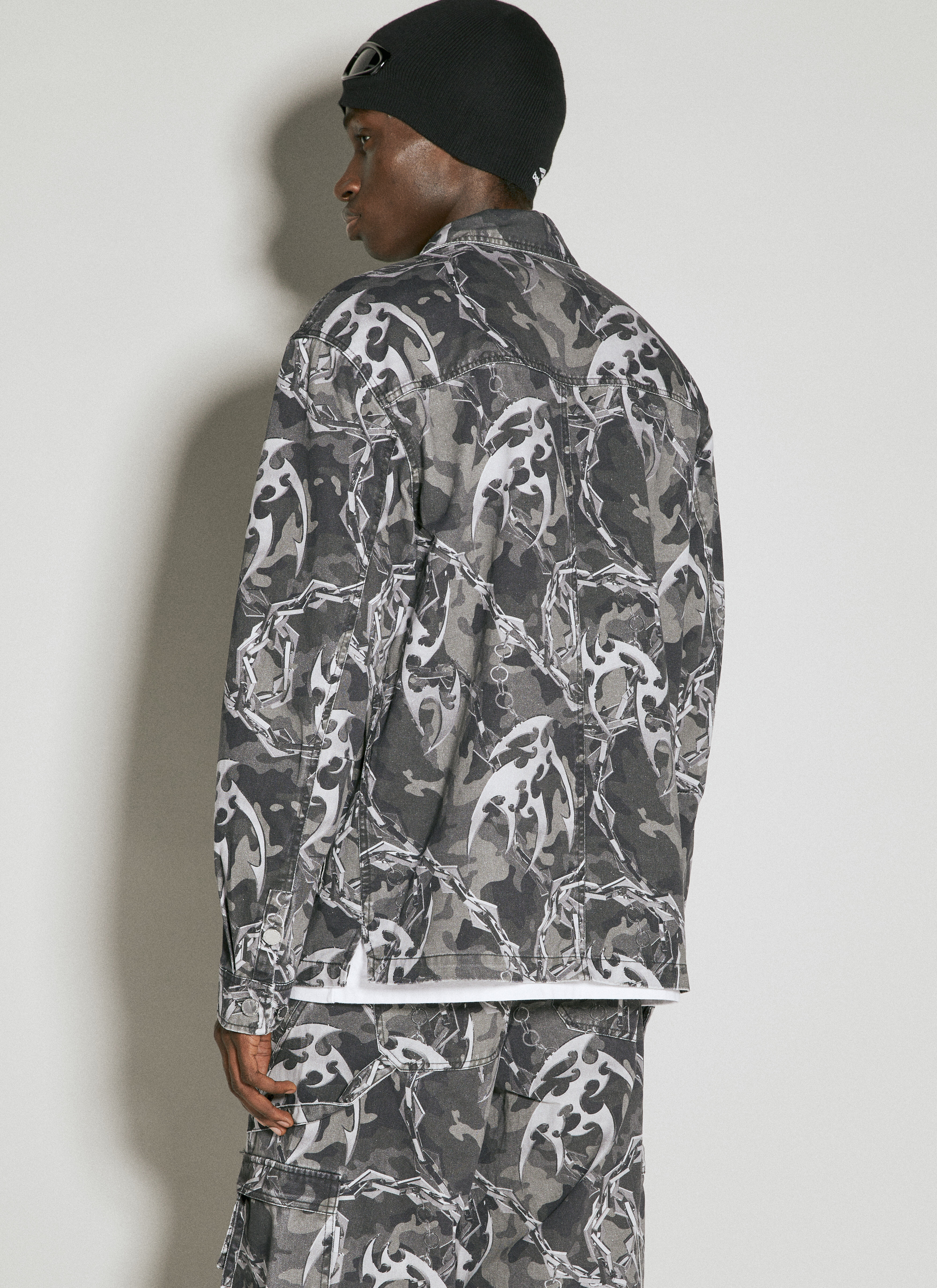 Camo Printed Utility Shirt - 4